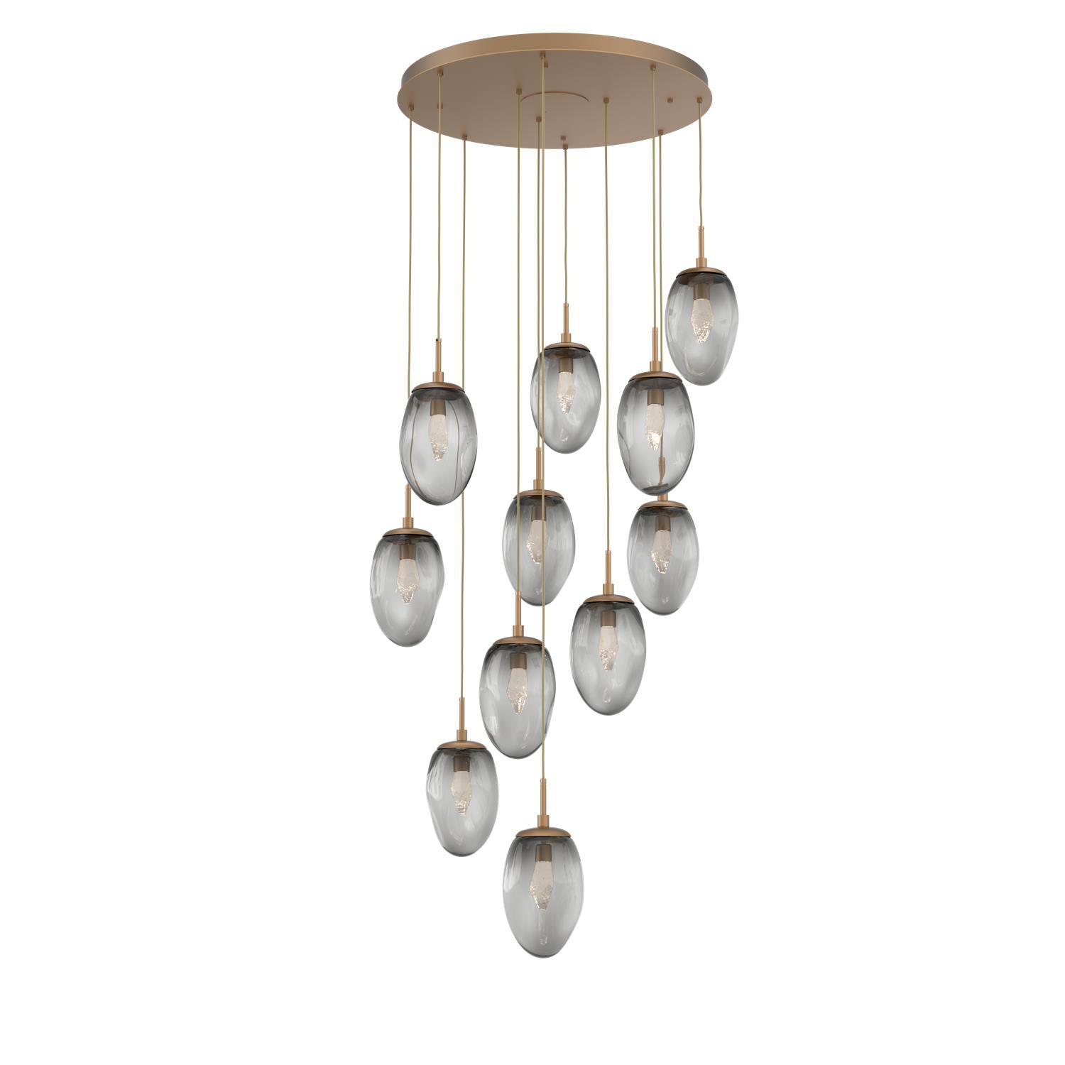 Levi Wilson Nebula 37 Inch 11 Light LED Multi Light Pendant by Hammerton Studio