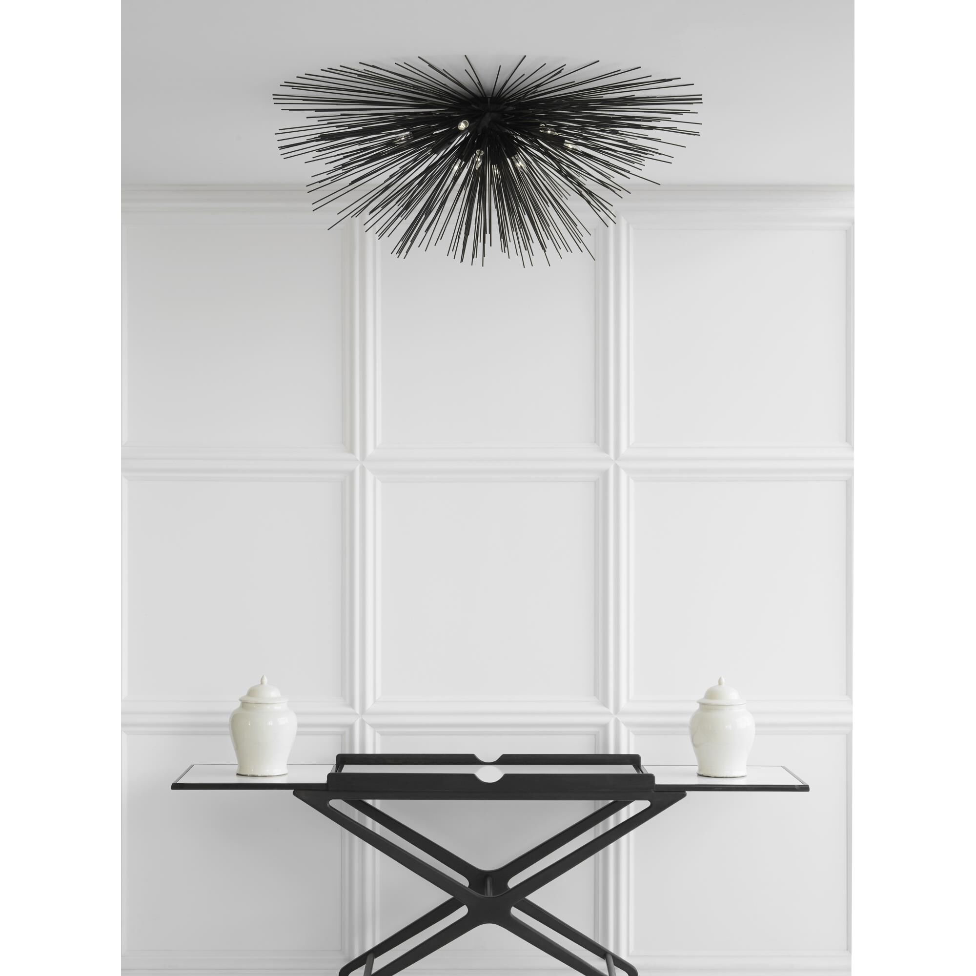 Kelly Wearstler Strada 40 Inch 10 Light Flush Mount by Visual Comfort Signature Collection