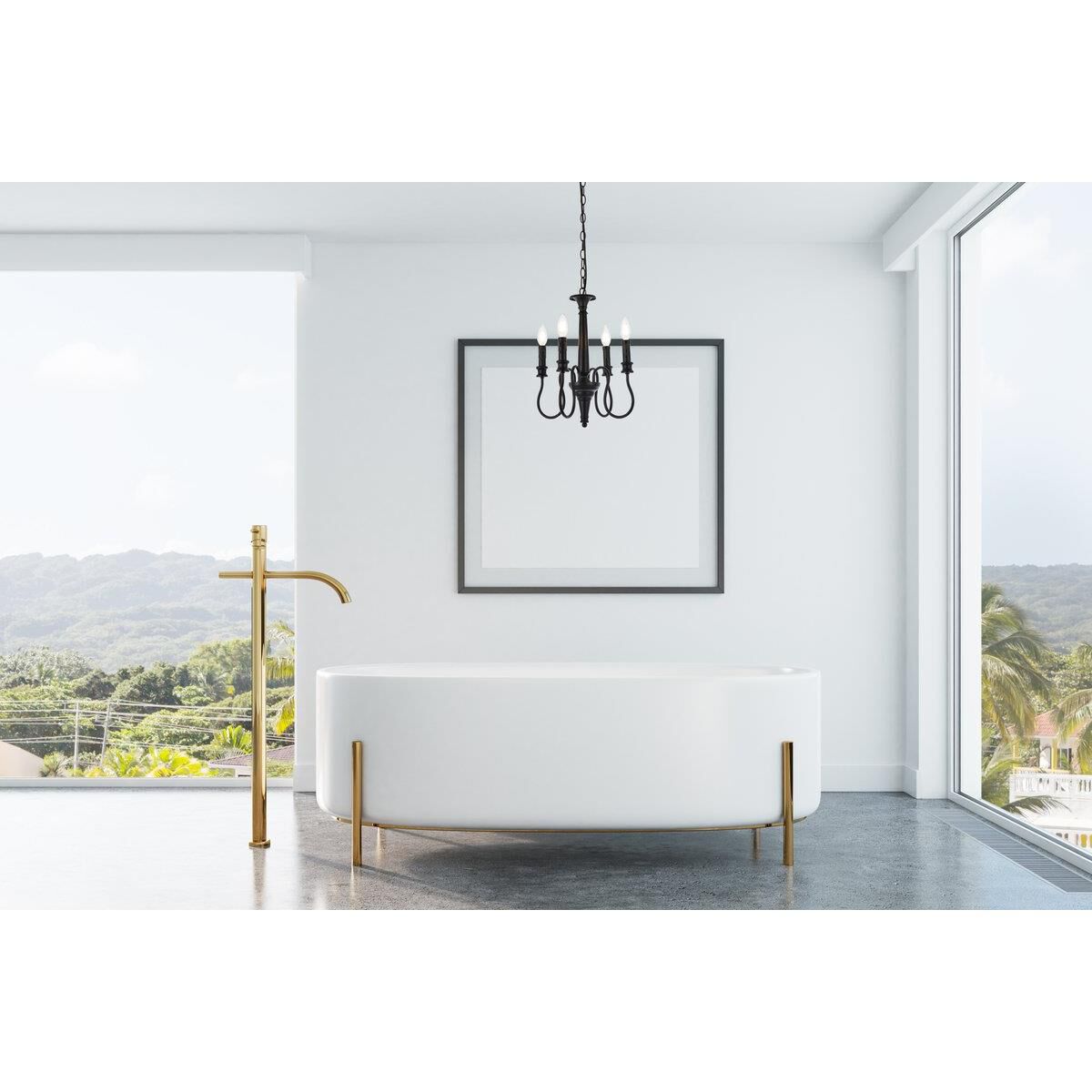 Shown in Black finish