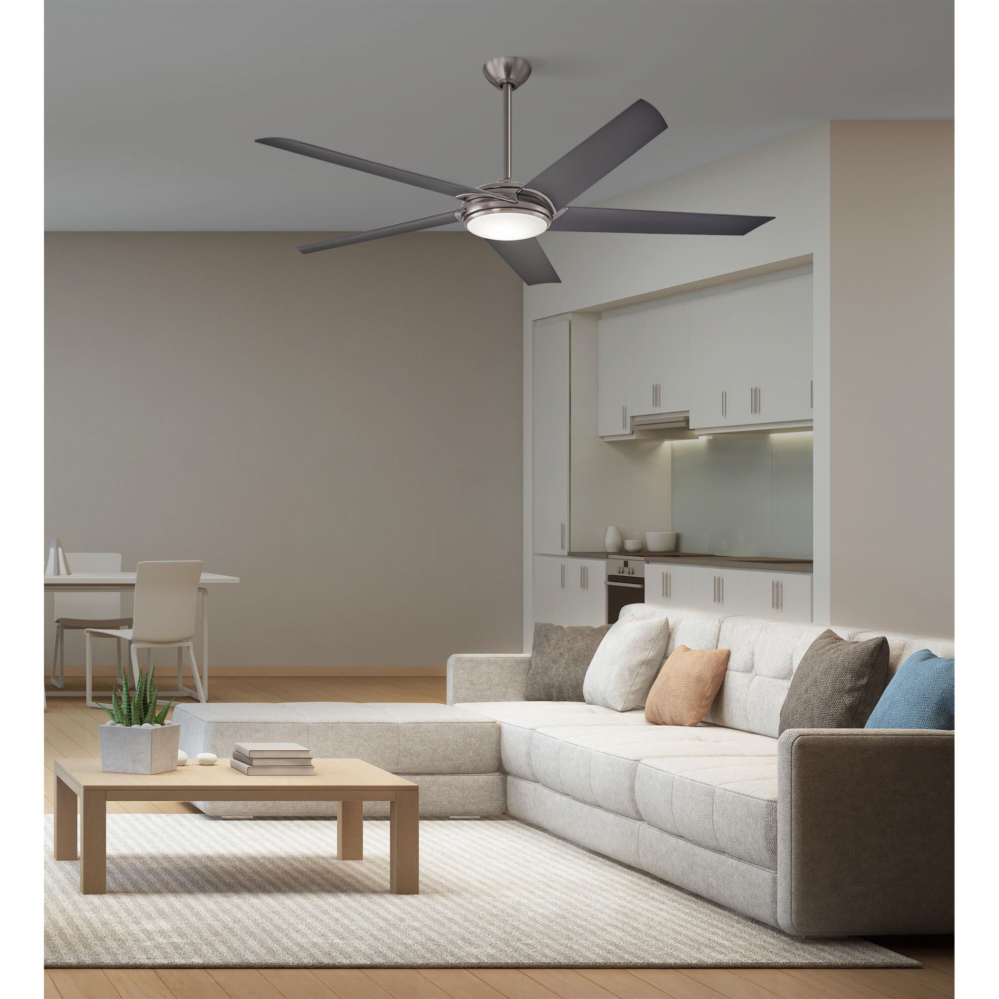 Raptor 60 Inch Ceiling Fan with Light Kit by Minka Aire