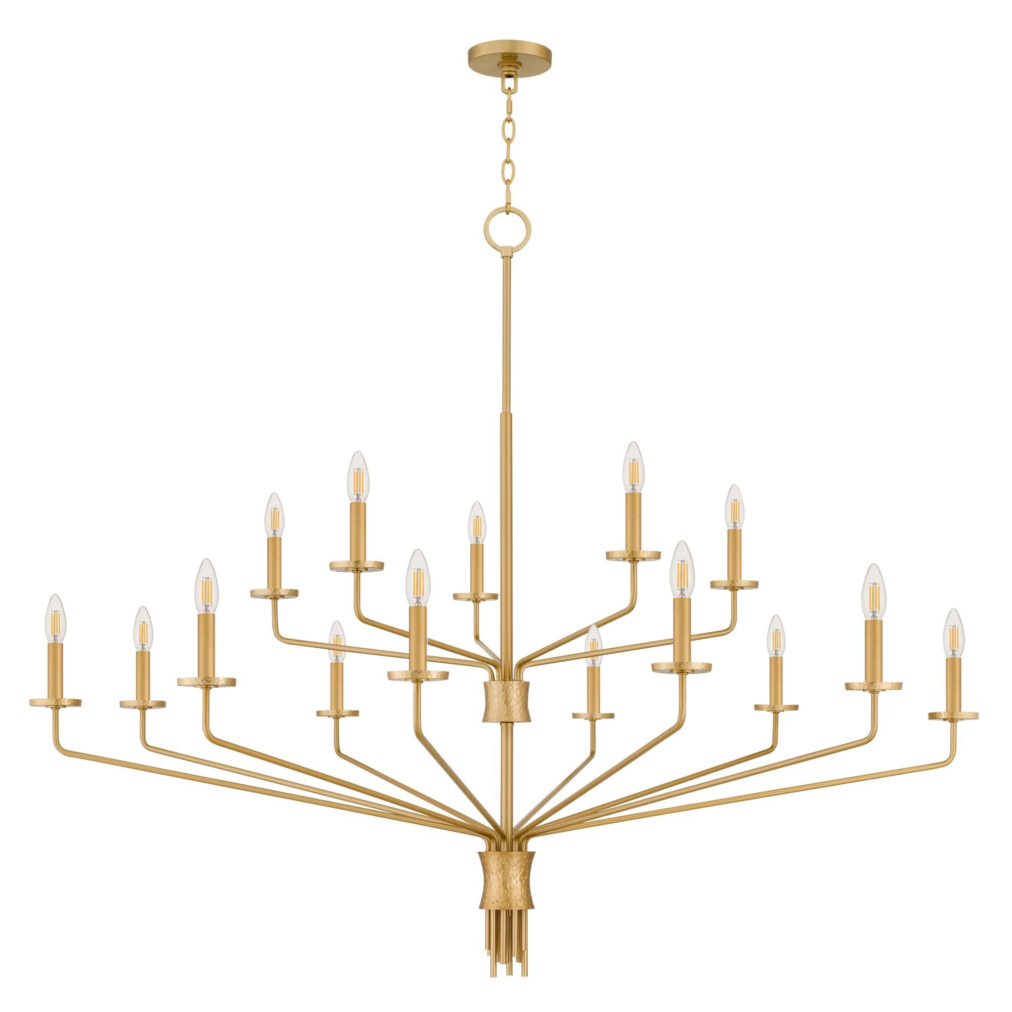 Shown in Brushed Gold finish