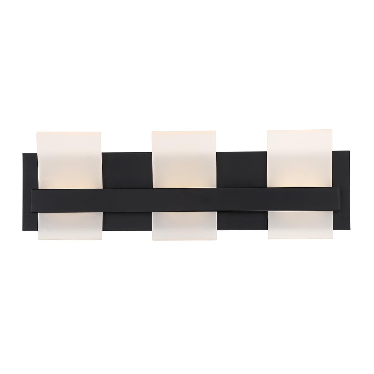 Shown in Black finish and Frosted Acrylic glass