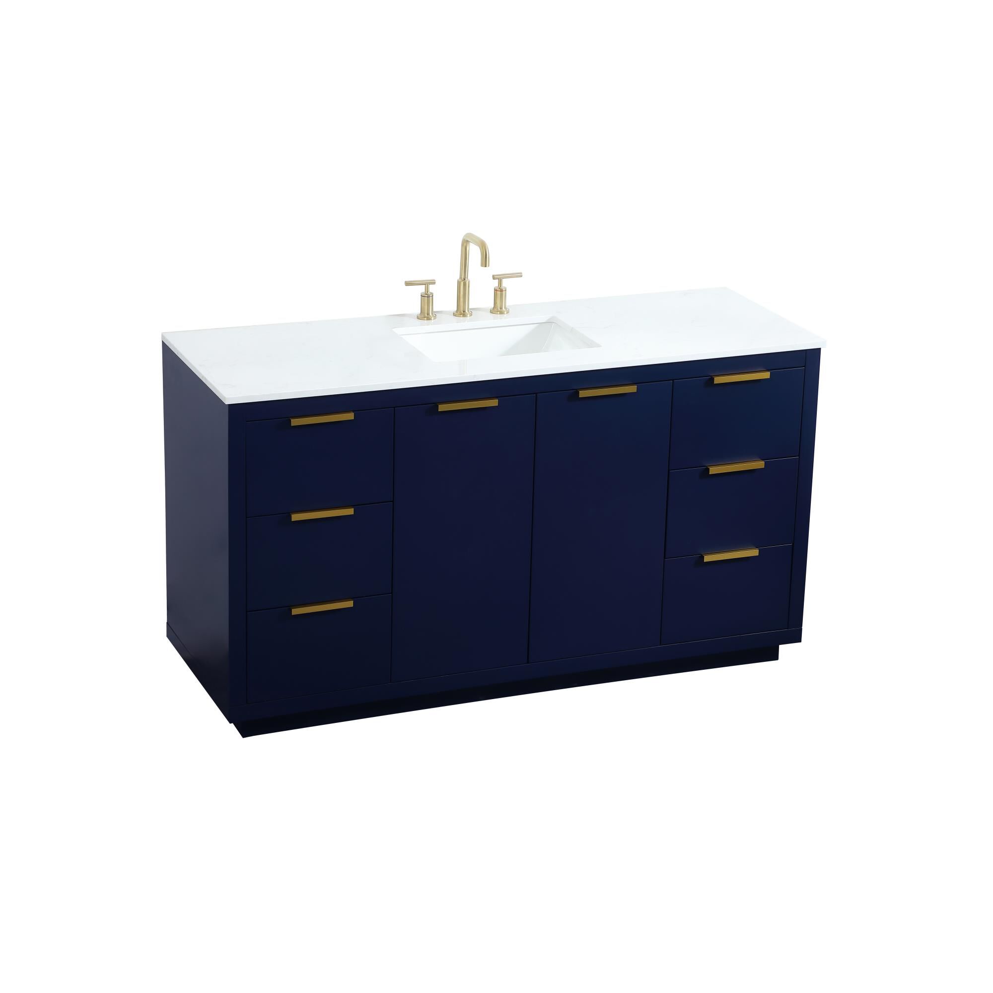 Shown in Blue finish