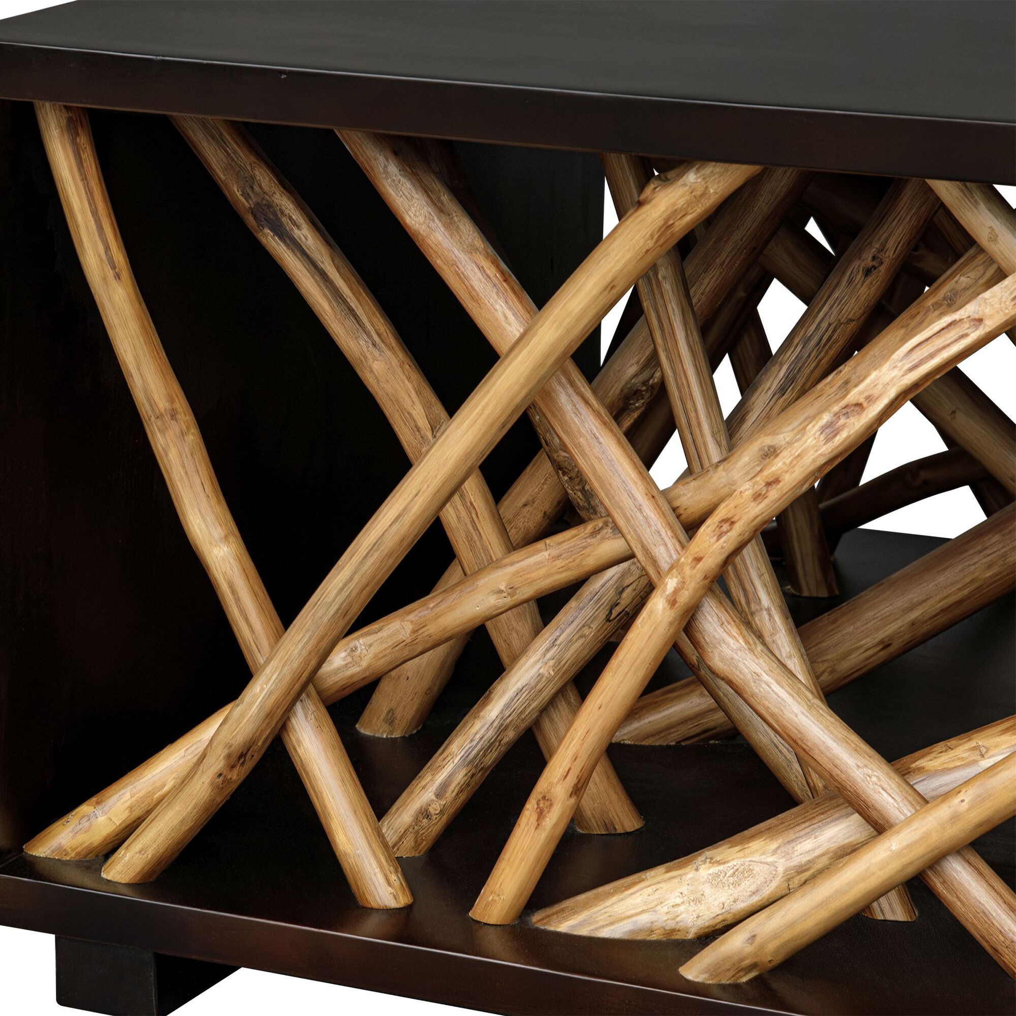 Teak Maze 48 Inch Coffee Table,