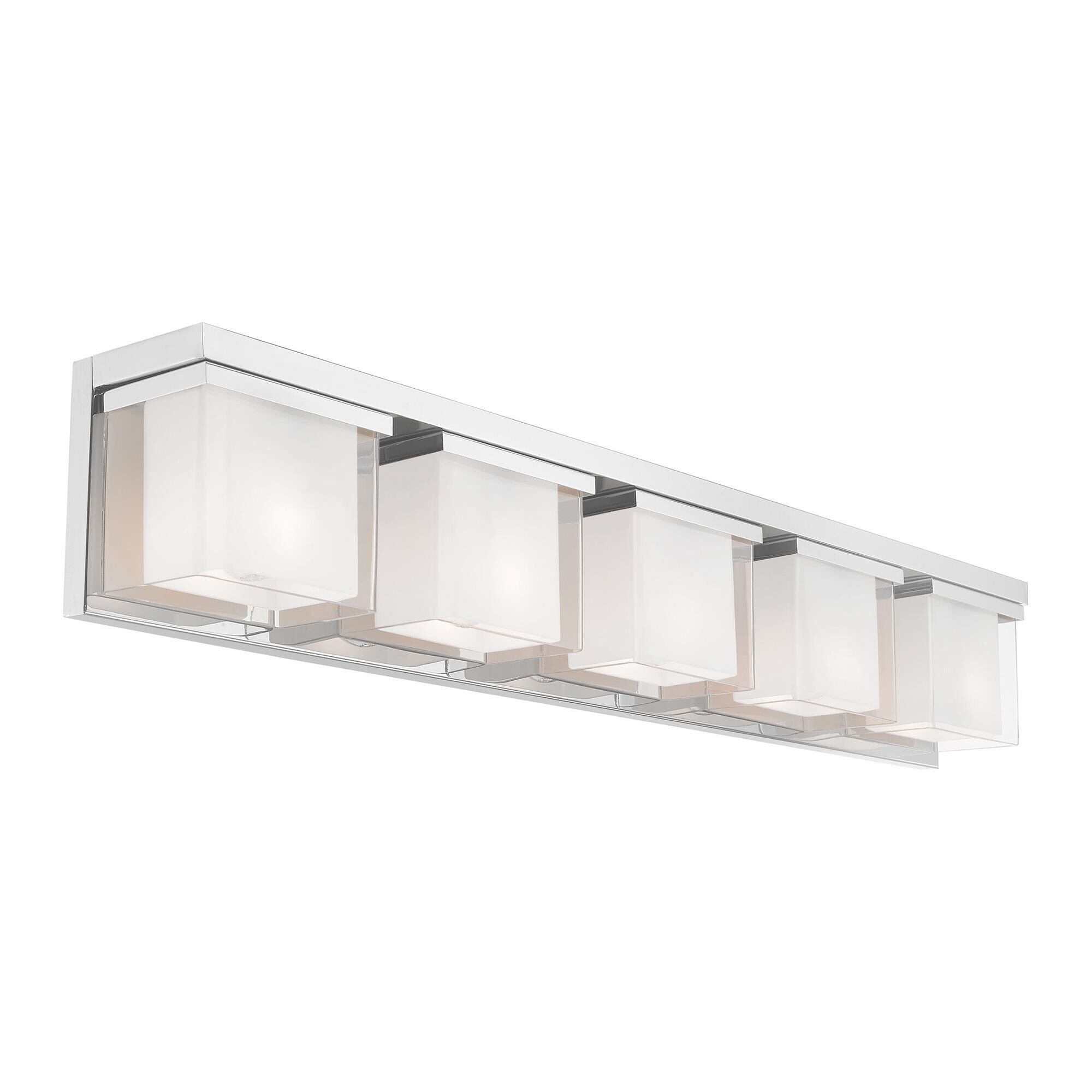 Duval 42 Inch 5 Light Bath Vanity Light by Livex Lighting