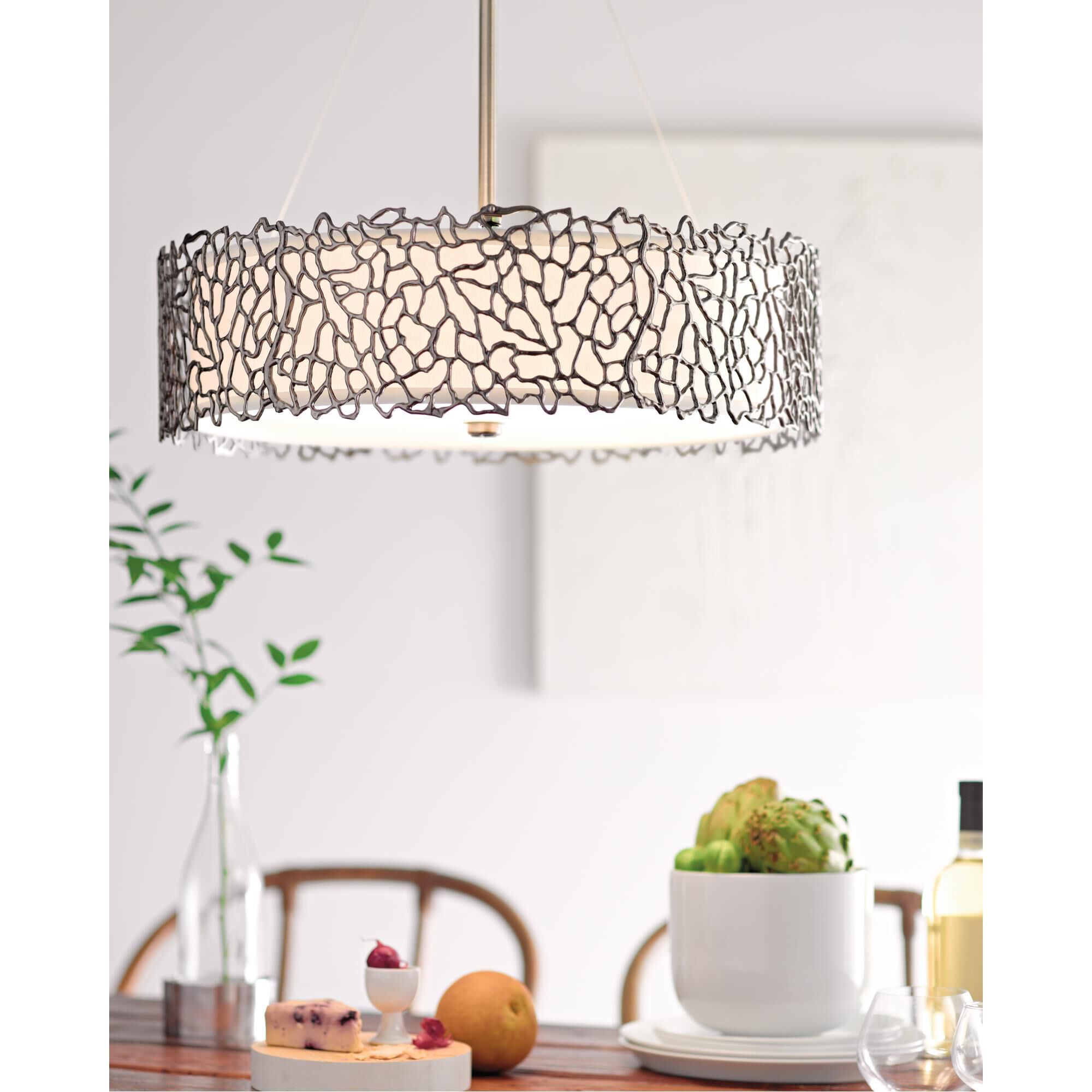 Silver Coral 22 Inch Large Pendant by Kichler Lighting