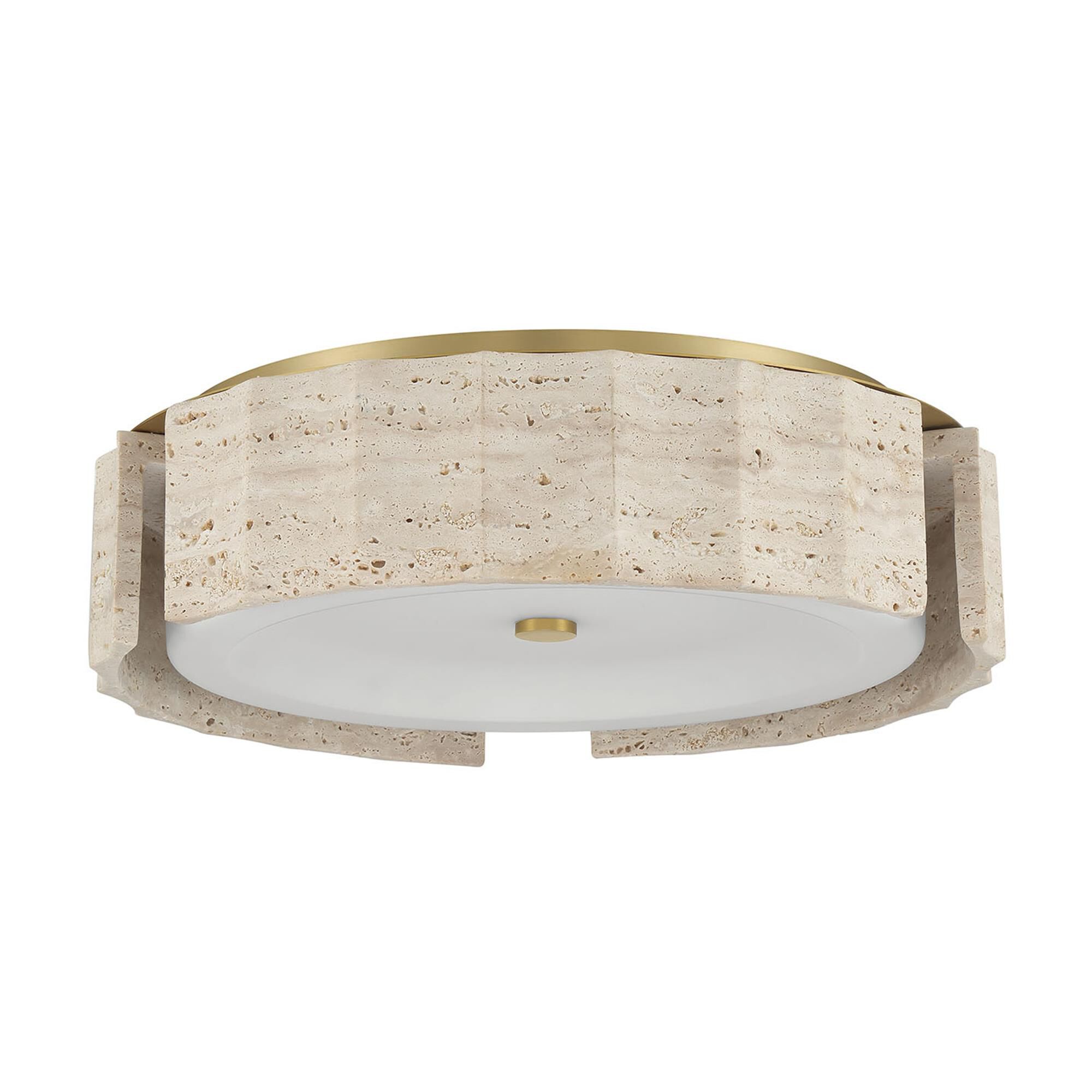 Shown in Gold finish and Opal Etched glass