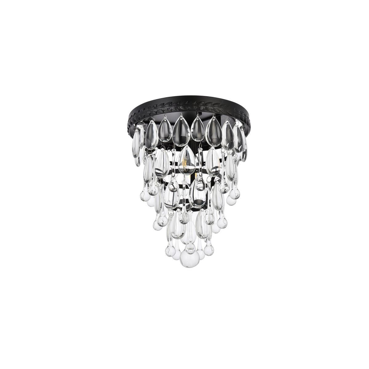 Nordic 9 Inch 1 Light Flush Mount by Elegant Lighting