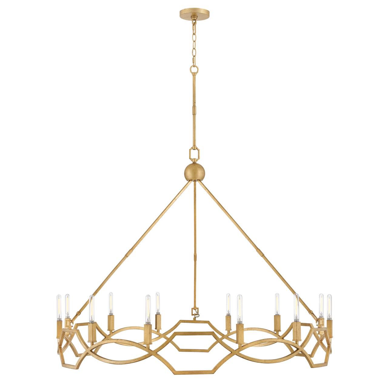 Leona 45 Inch 12 Light Chandelier by Hinkley Lighting