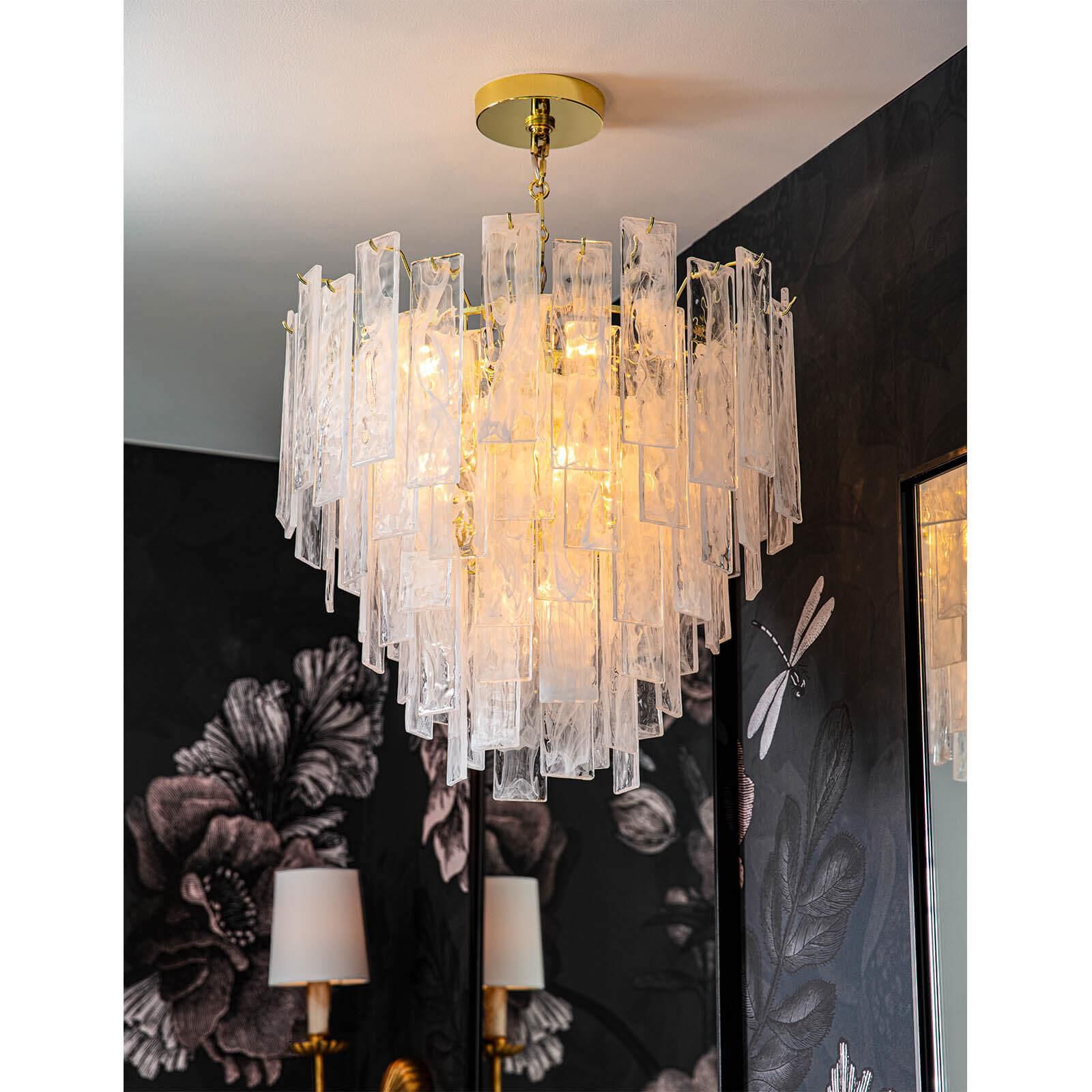 Glacier 21 Inch Mini Chandelier by Regina Andrew