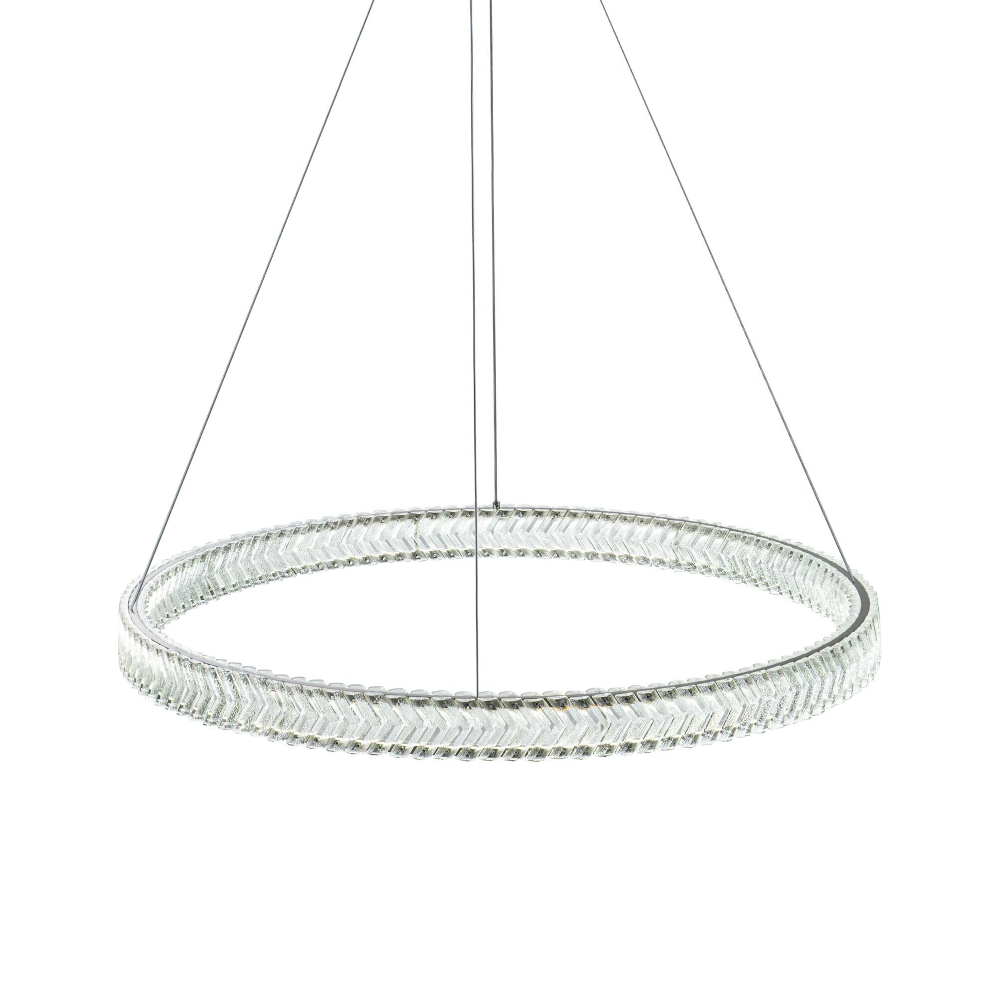 Chevron 32 Inch Chandelier by Artcraft