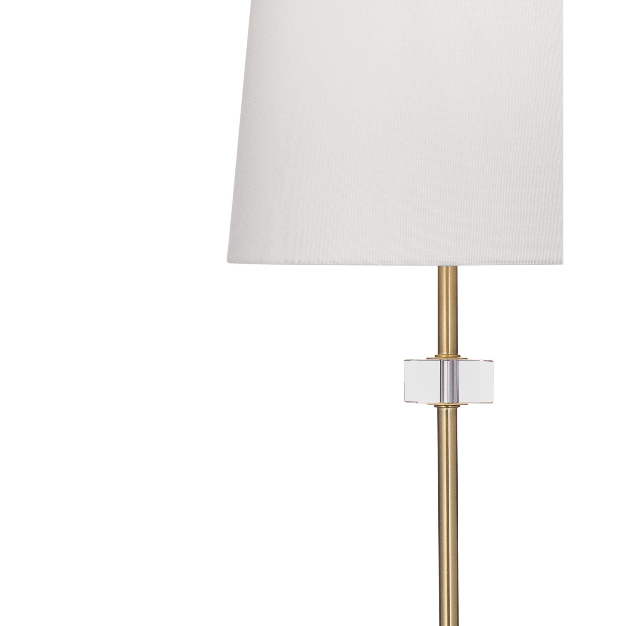 Shown in Gold finish and White shade
