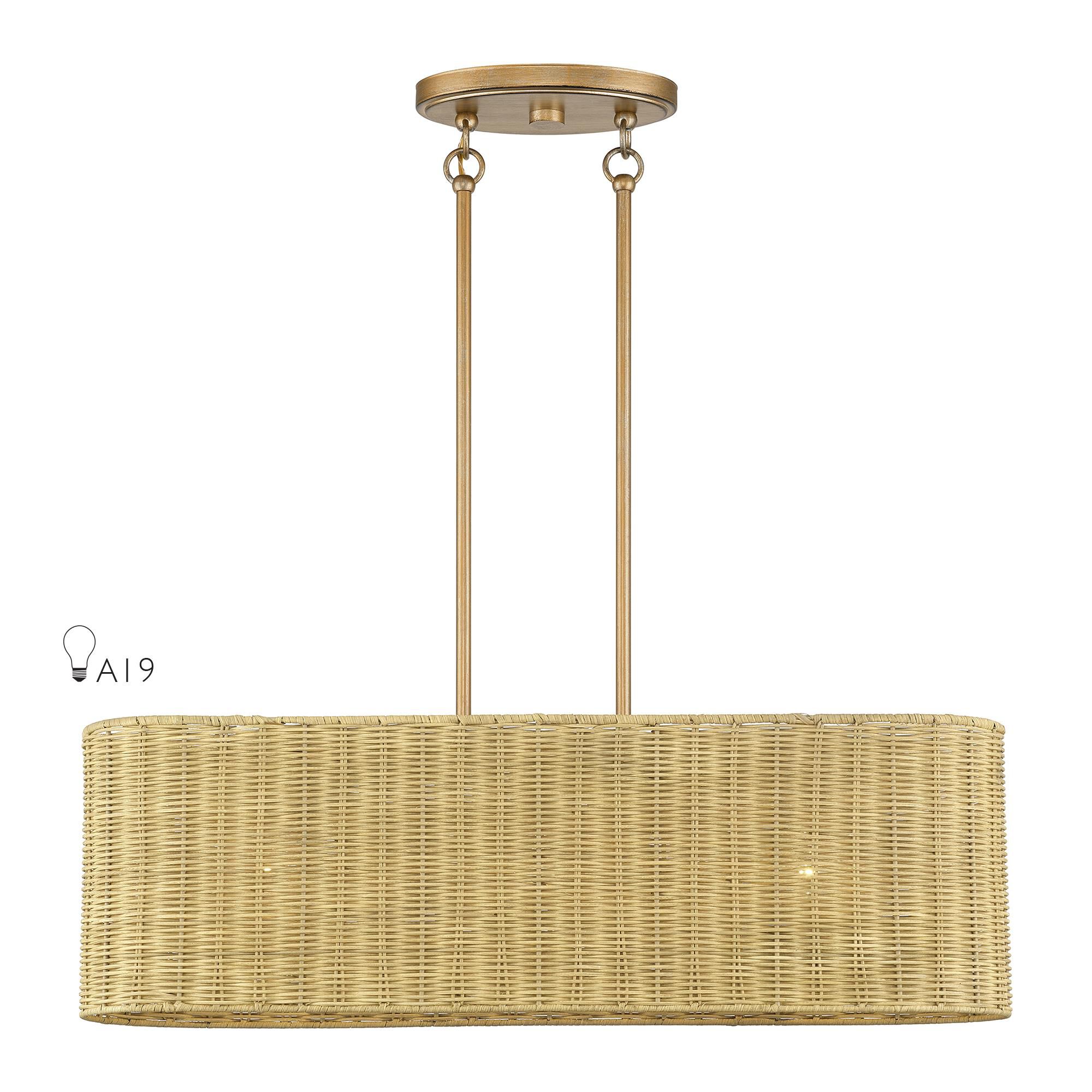 Weavington 30 Inch Linear Suspension Light by Livex Lighting