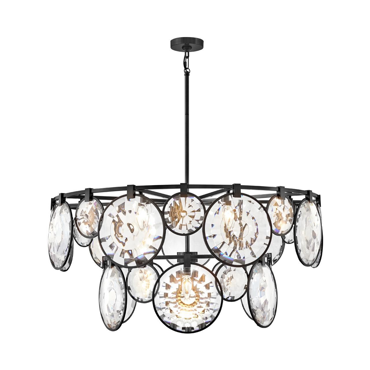 Nala 40 Inch 15 Light LED Chandelier by Fredrick Ramond