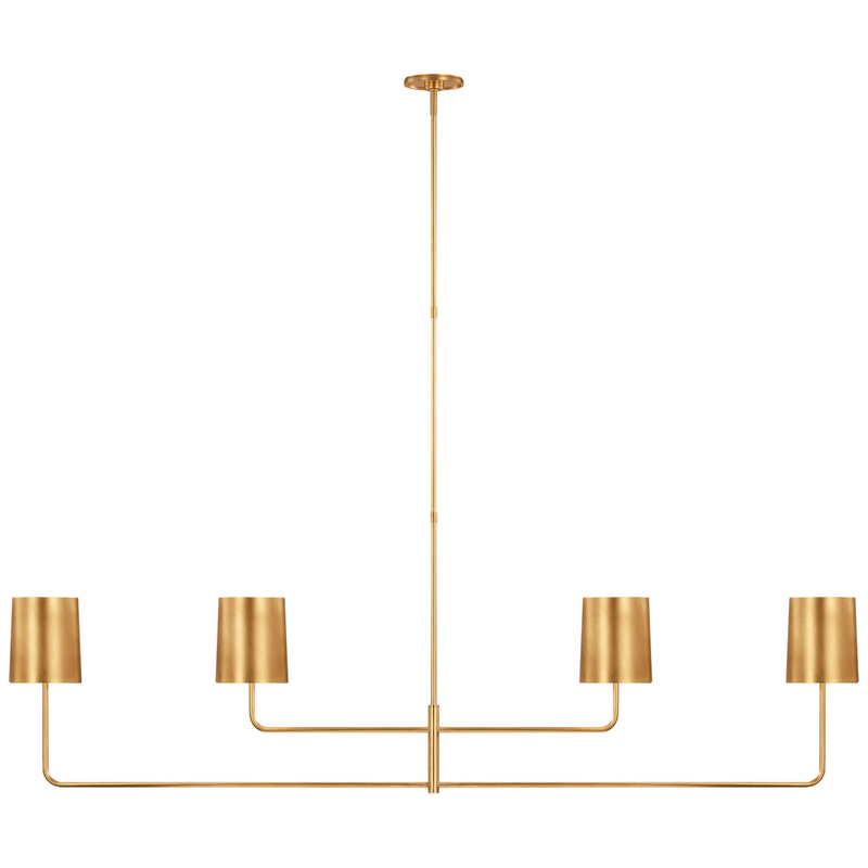 Barbara Barry Go Lightly 70 Inch 4 Light LED Linear Suspension Light by Visual Comfort Signature Collection