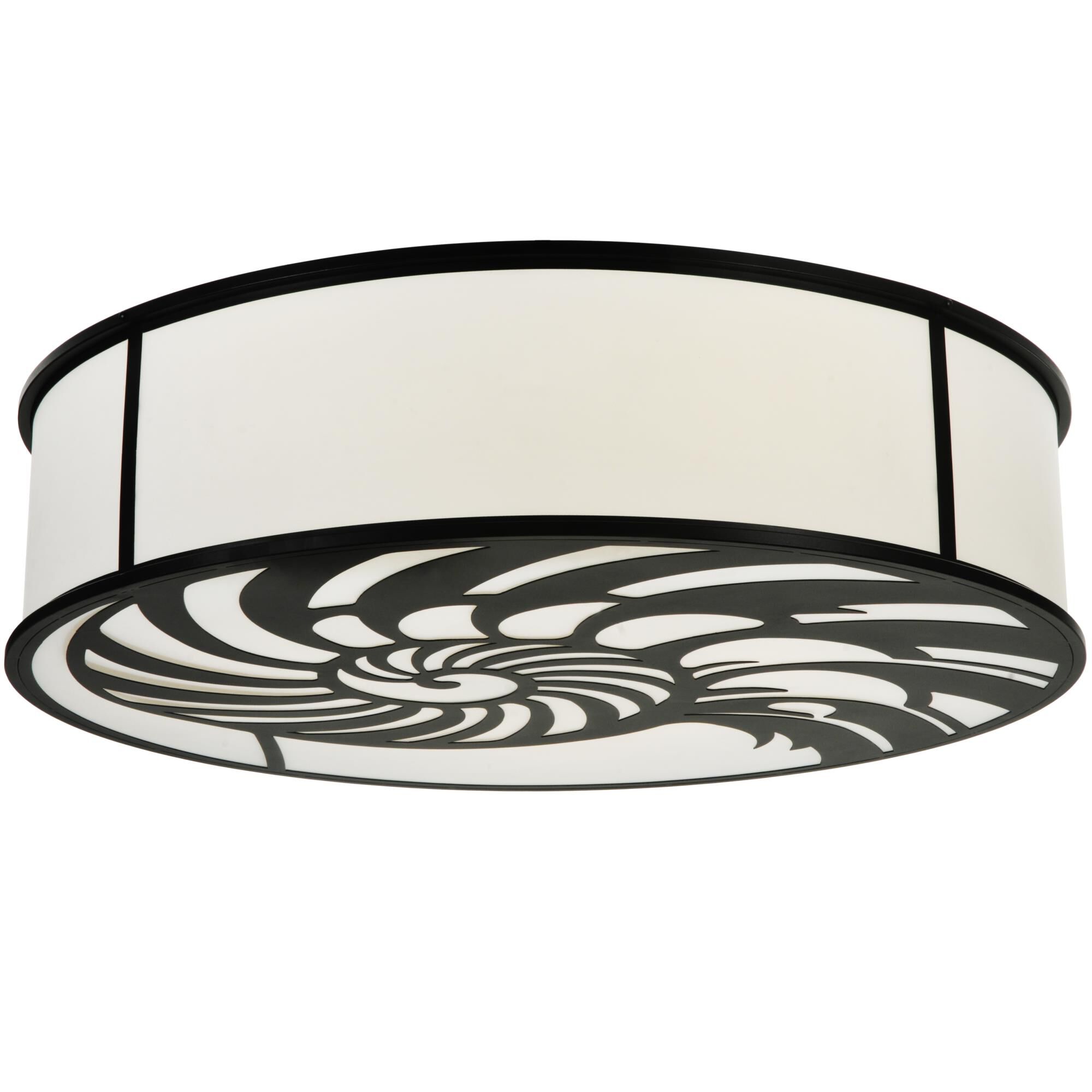Nautilus 60 Inch 10 Light Flush Mount by Meyda Lighting