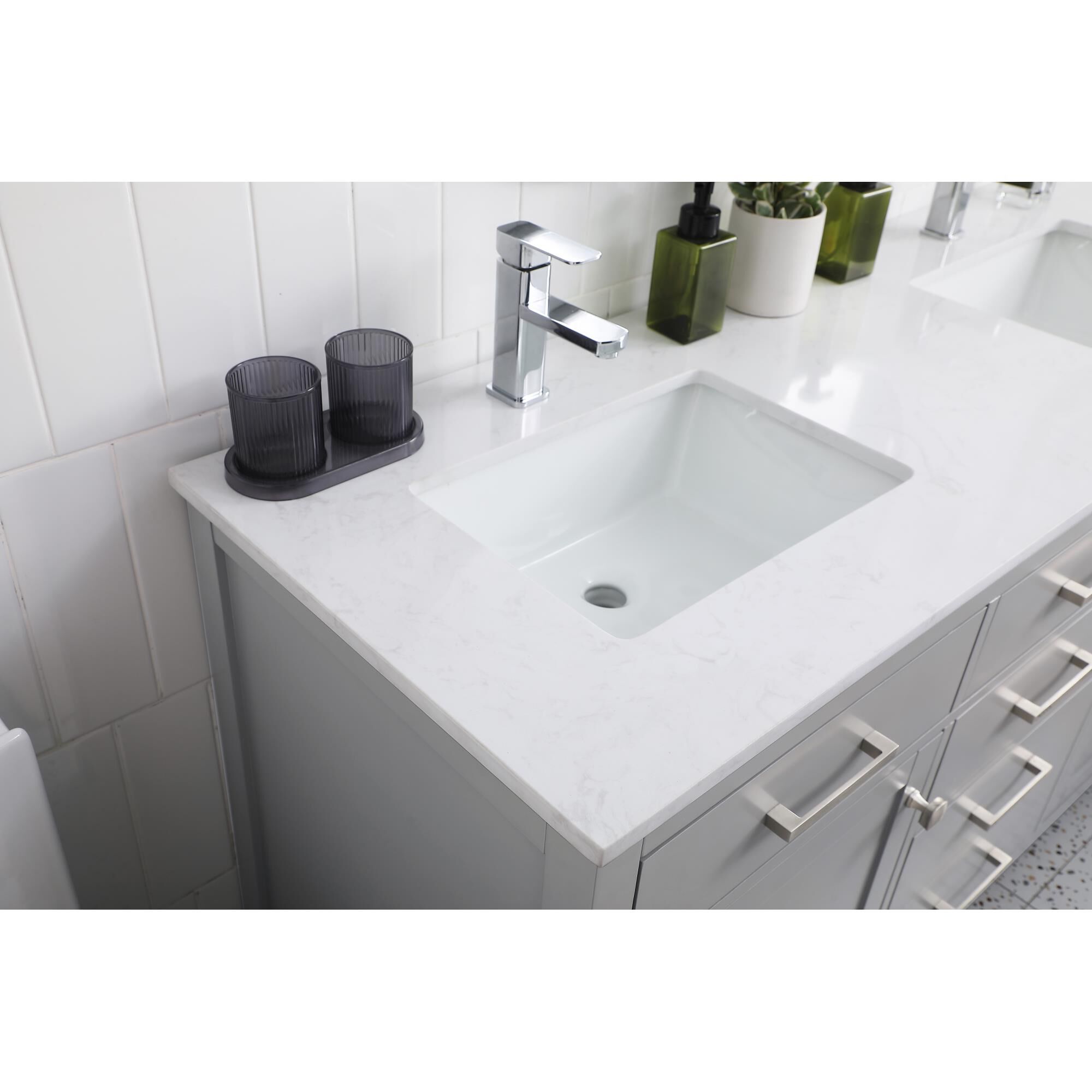 Lewis 60 Inch Bath Vanity by Elegant Decor