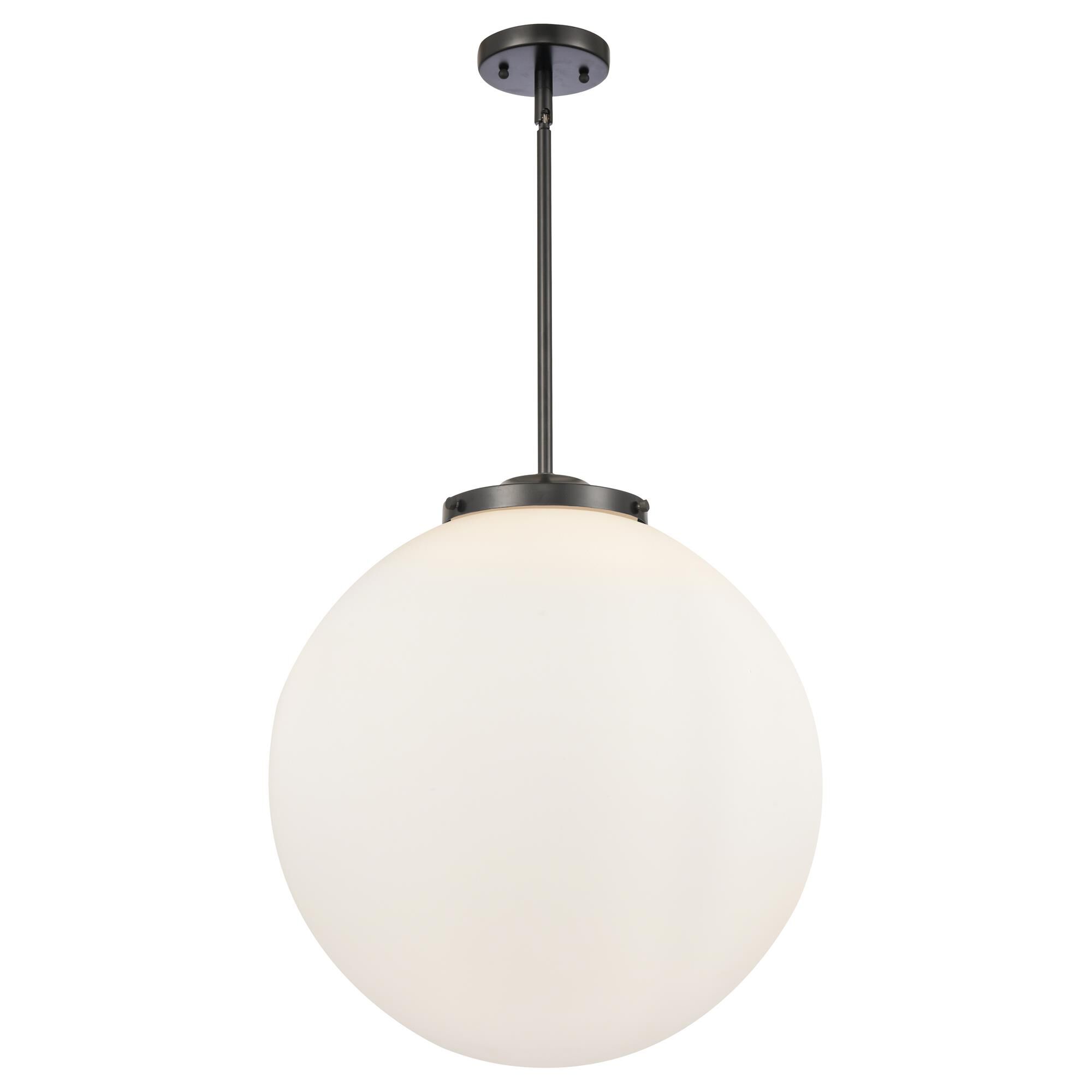 Shown in Matte Black finish and Matte White Cased Beacon glass