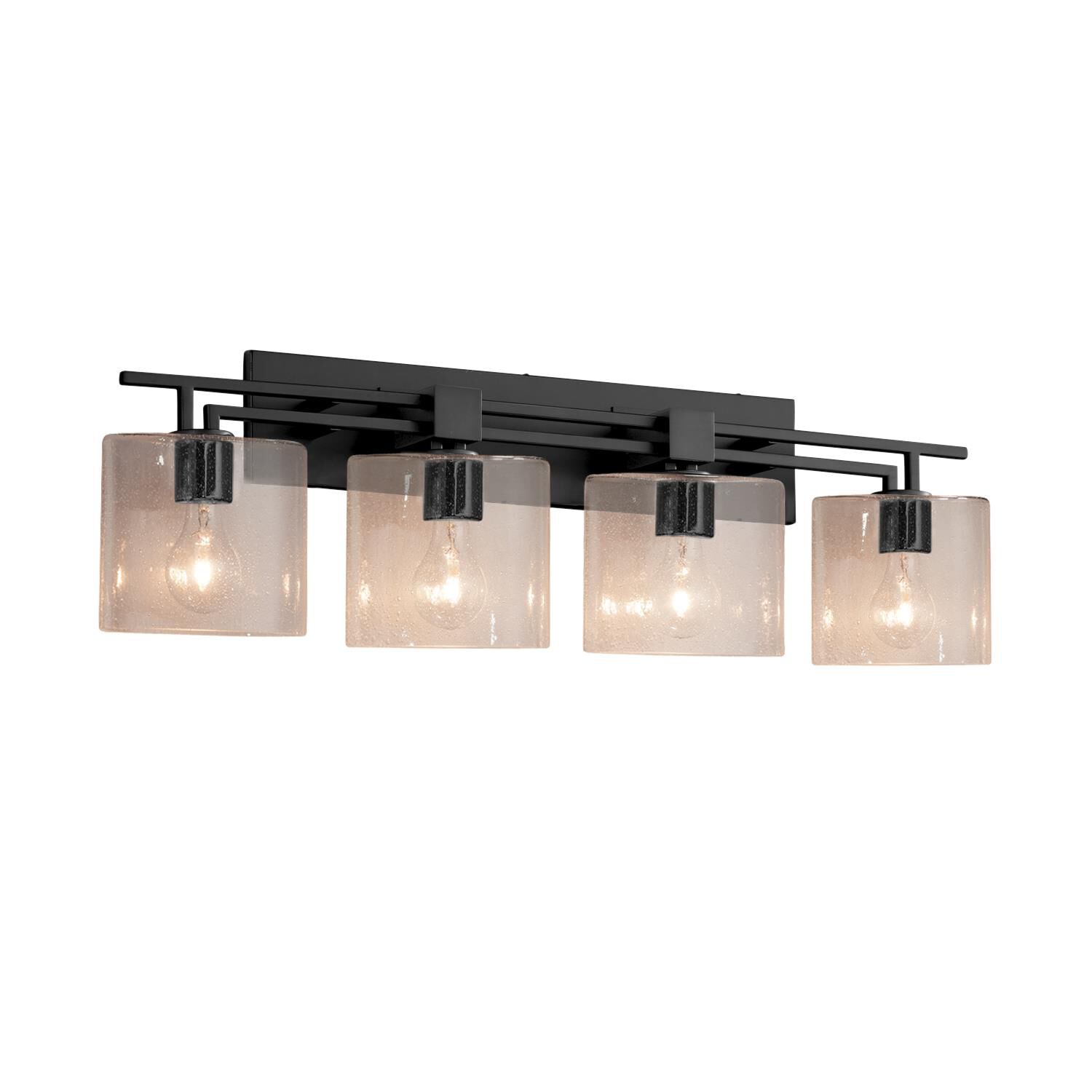 Fusion 36 Inch 4 Light Bath Vanity Light by Justice Design Group