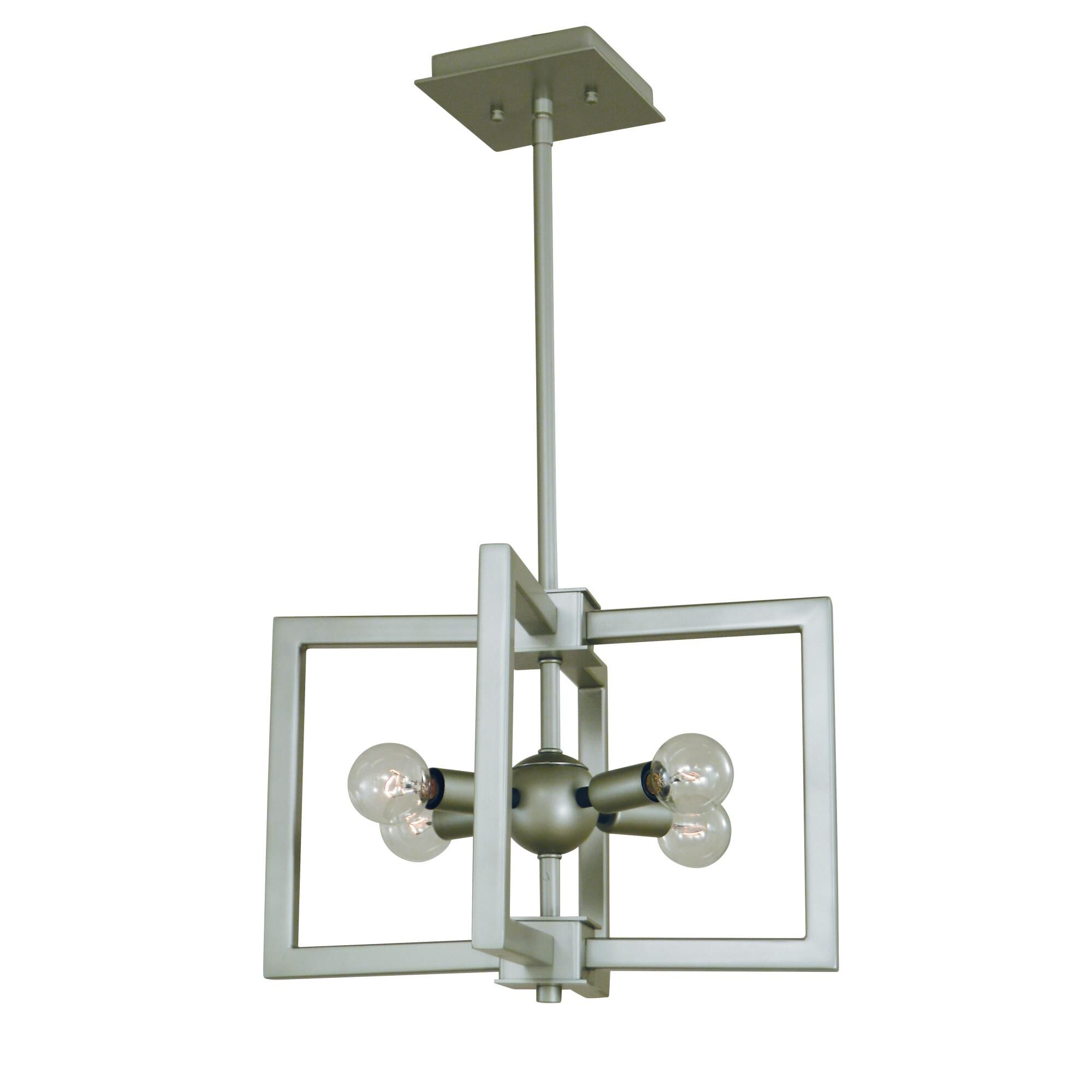 Pyxis 15 Inch 4 Light Semi Flush Mount by Framburg