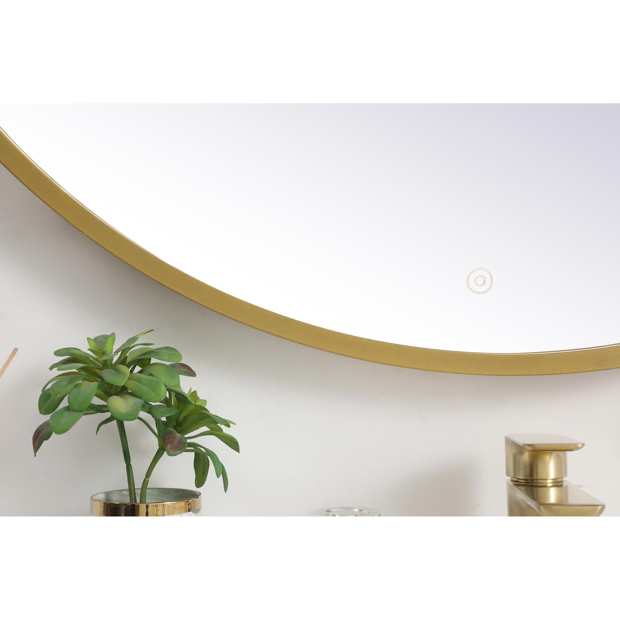 Pier LED Lighted Mirror by Elegant Decor
