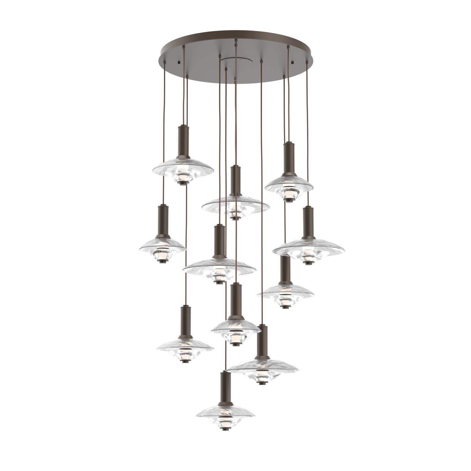 Levi Wilson Cirrus 44 Inch Multi Light Pendant by Hammerton Studio