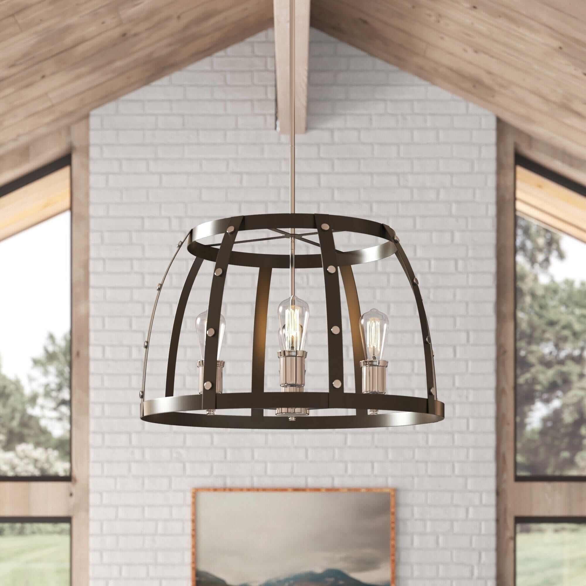 Presidio 24 Inch 6 Light Chandelier by Designers Fountain