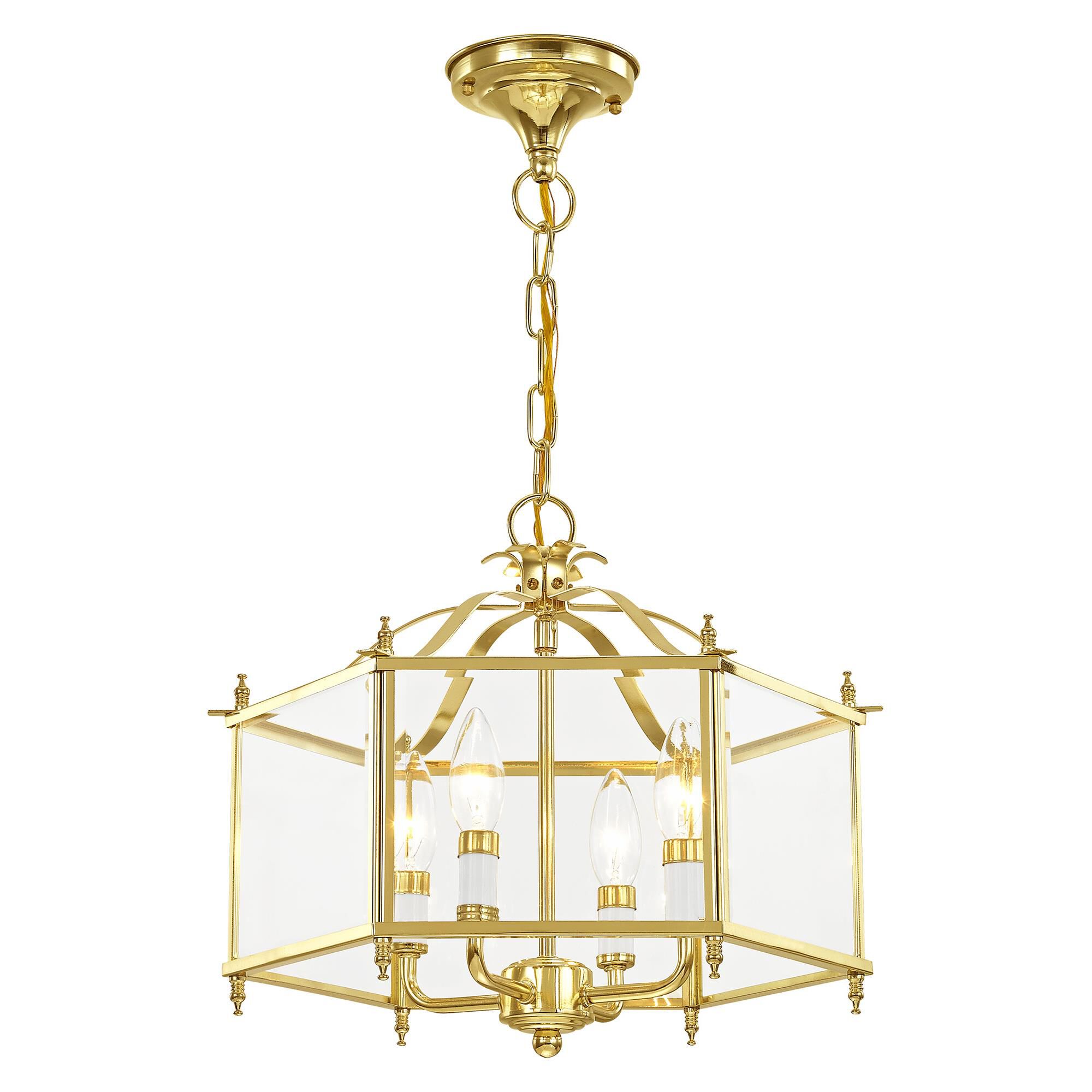 Livingston 15 Inch Cage Pendant by Livex Lighting