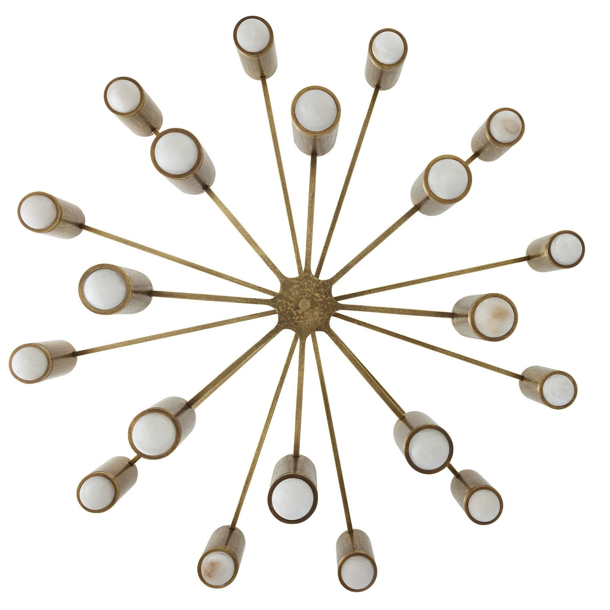 Shown in Antique Brass and White finish