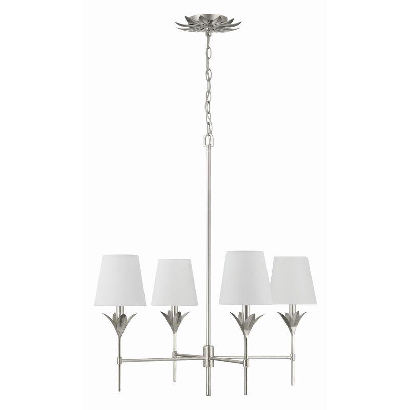 Broche 28 Inch 4 Light Chandelier by Crystorama