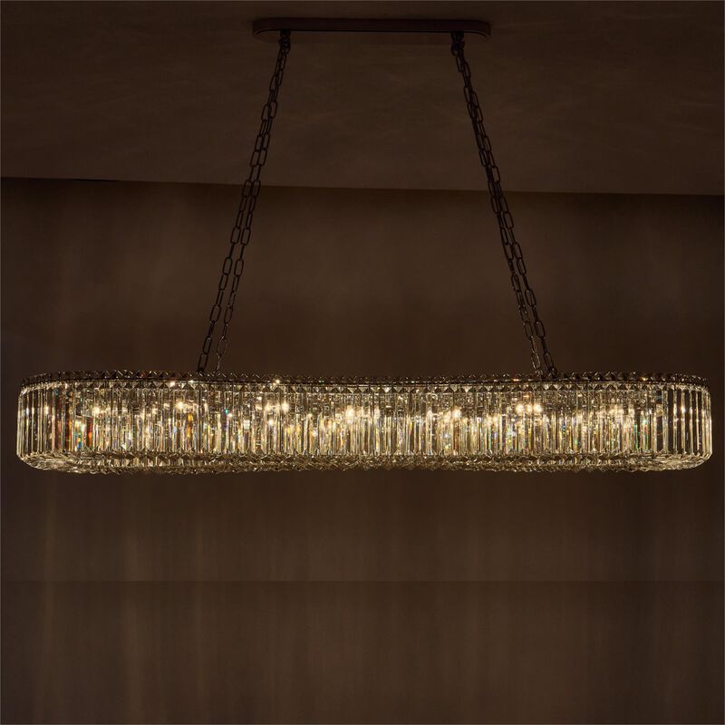Corda Large Linear Chandelier by Allegri
