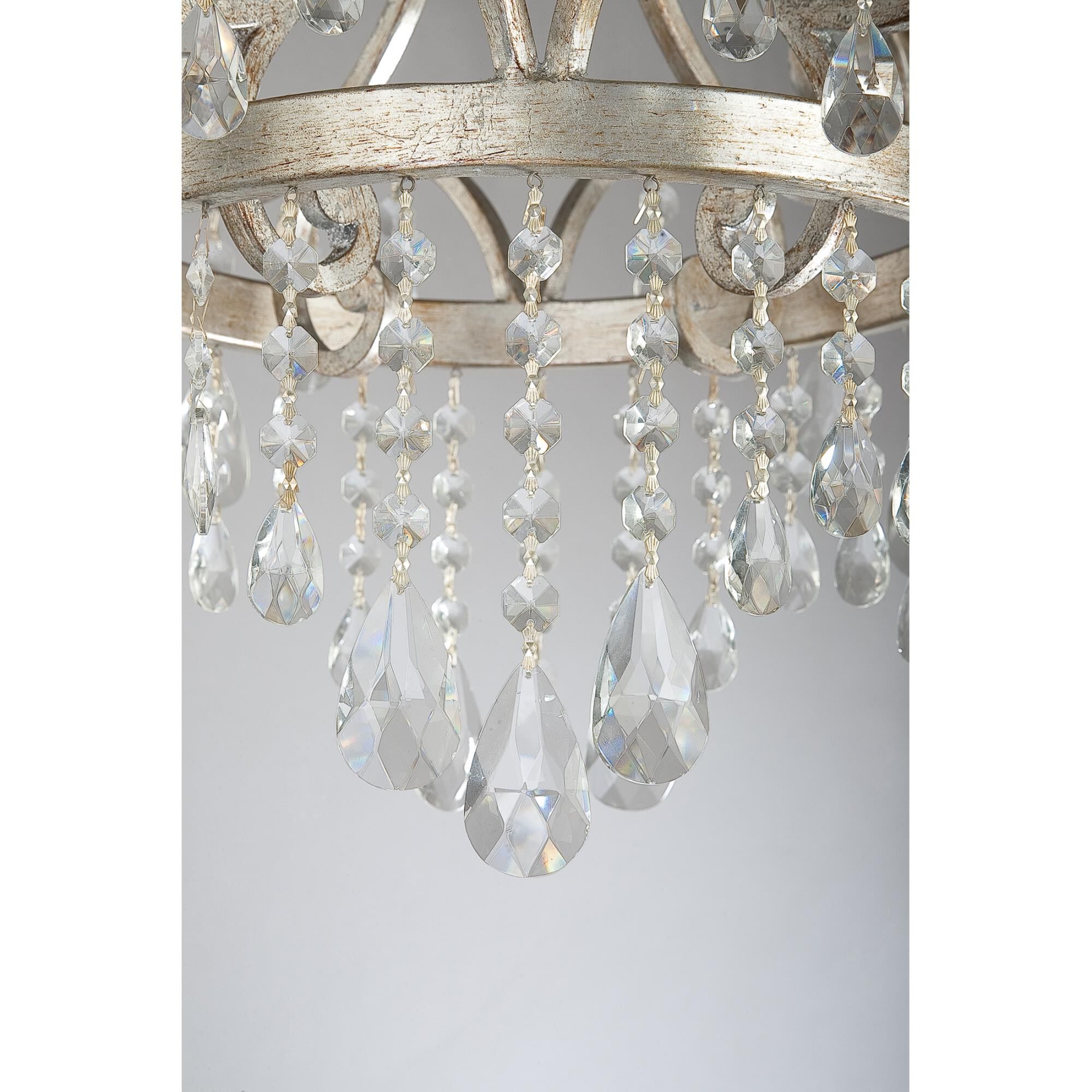 Shown in Vintage Silver finish