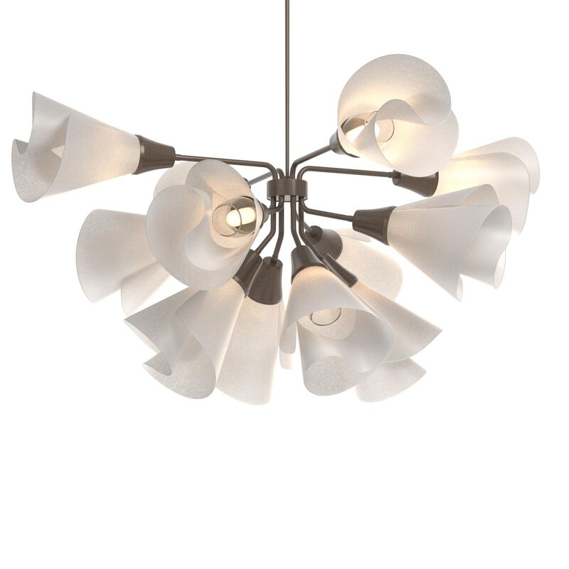Mobius 38 Inch 12 Light Multi Light Pendant by Hubbardton Forge