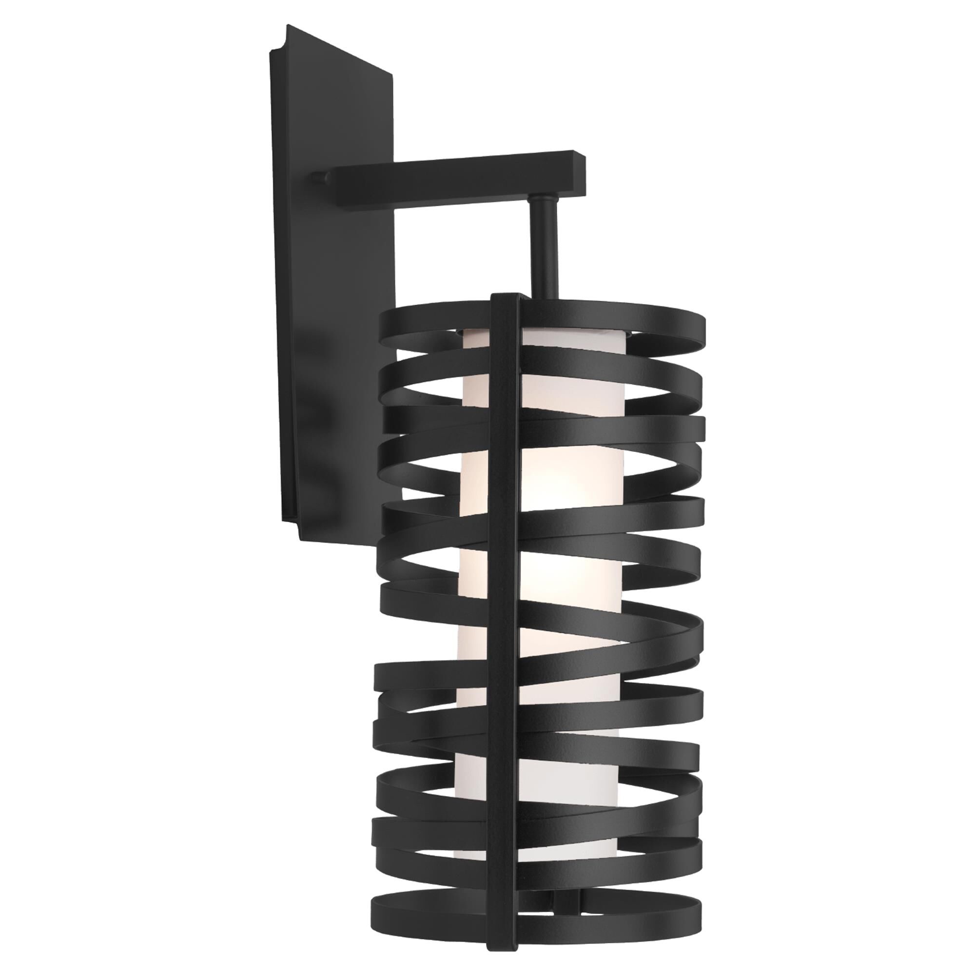 Shown in Matte Black finish and Frosted glass