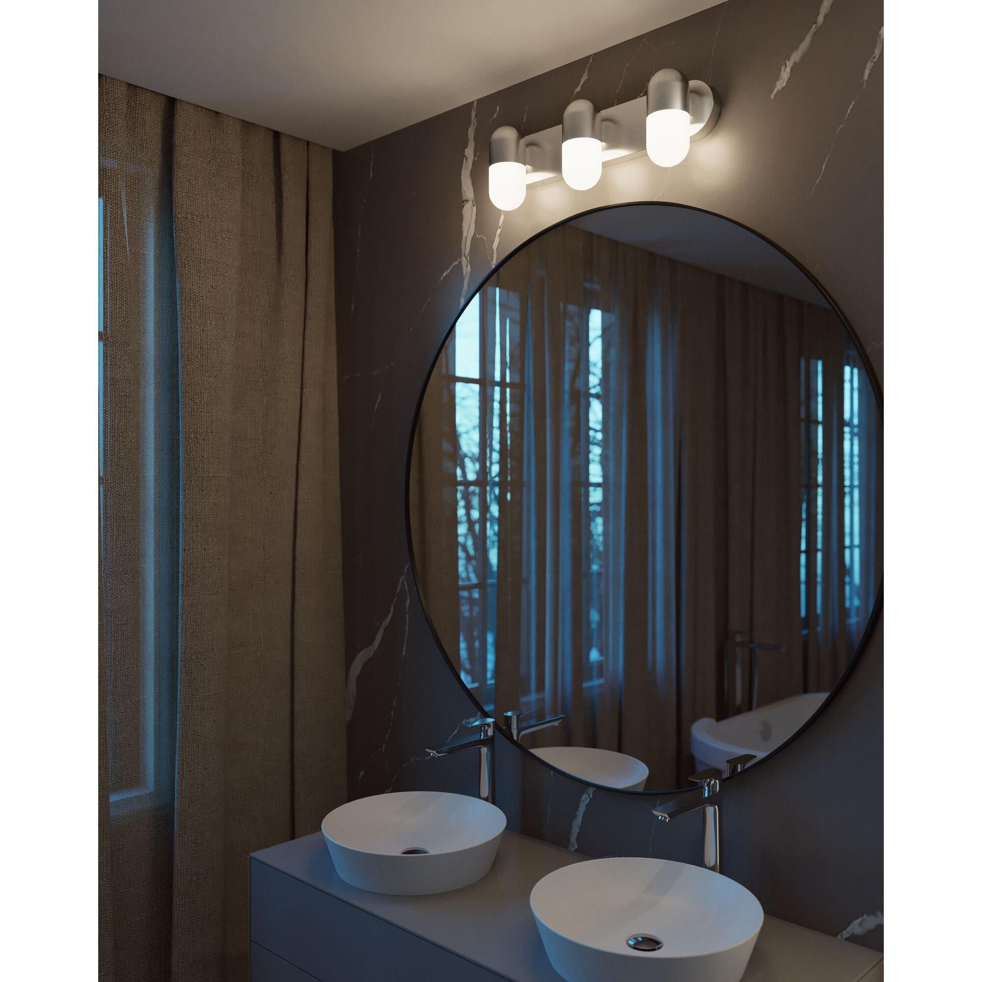 Shown in Satin Nickel finish