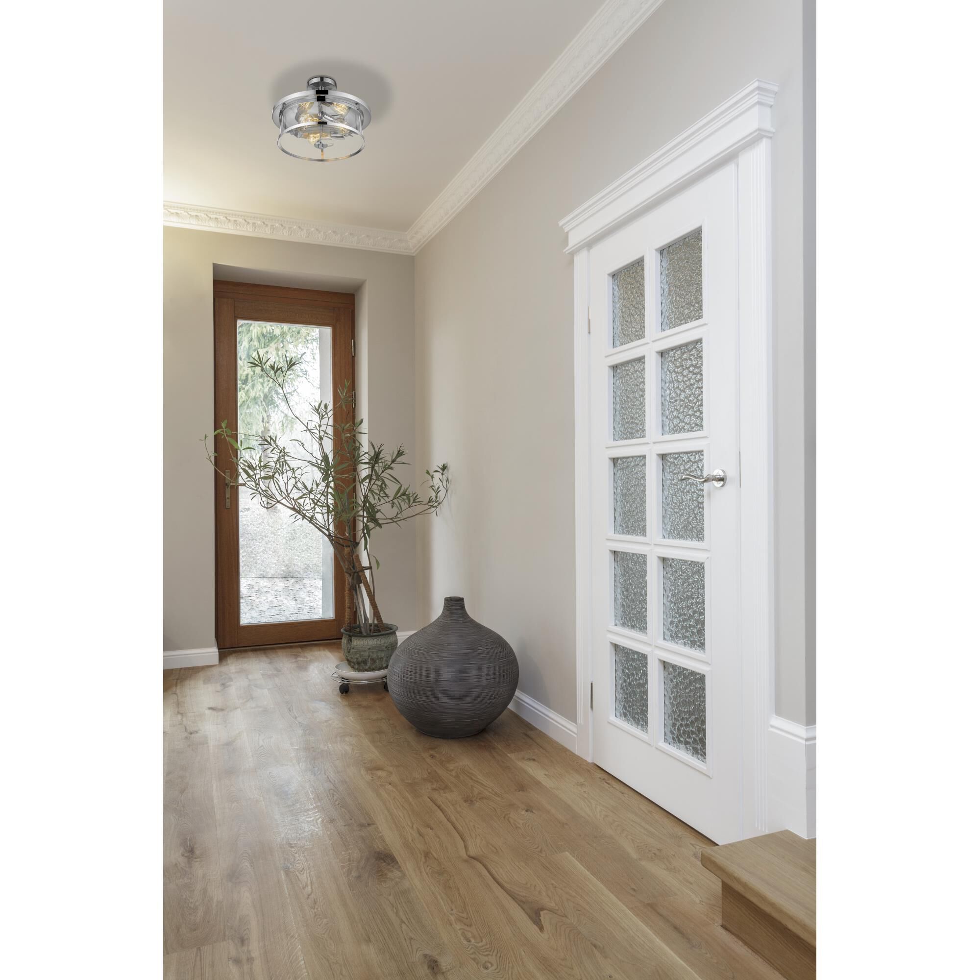 Savannah 15 Inch 3 Light Semi Flush Mount by Z-Lite