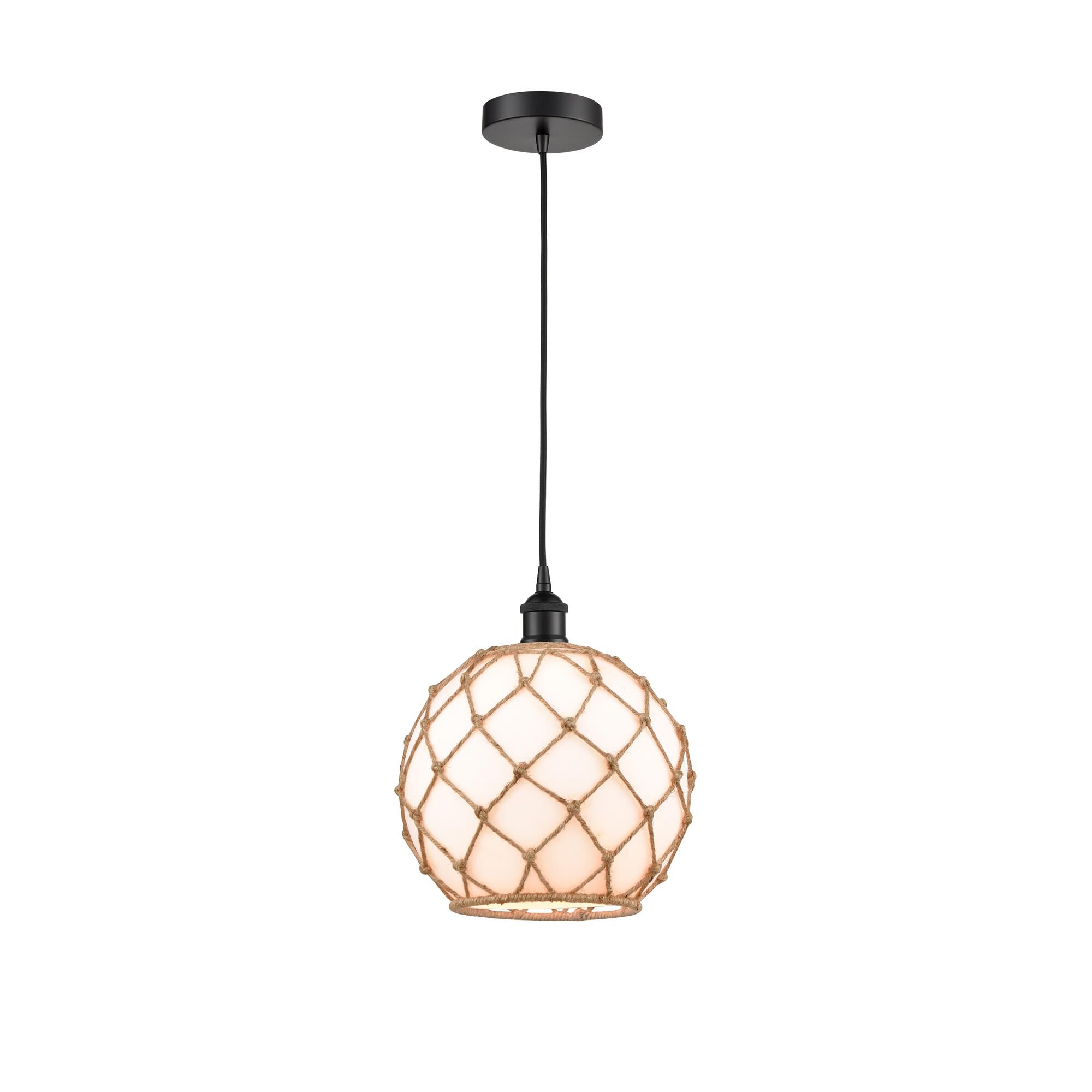 Innovations Lighting Bruno Marashlian Farmhouse Rope 10 Inch Mini Pendant