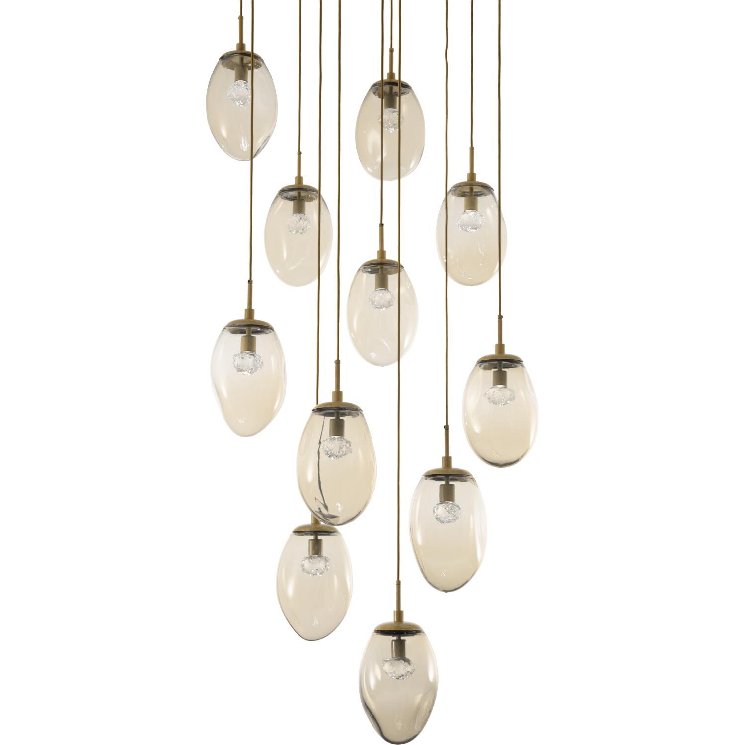 Levi Wilson Nebula 37 Inch 11 Light LED Multi Light Pendant by Hammerton Studio