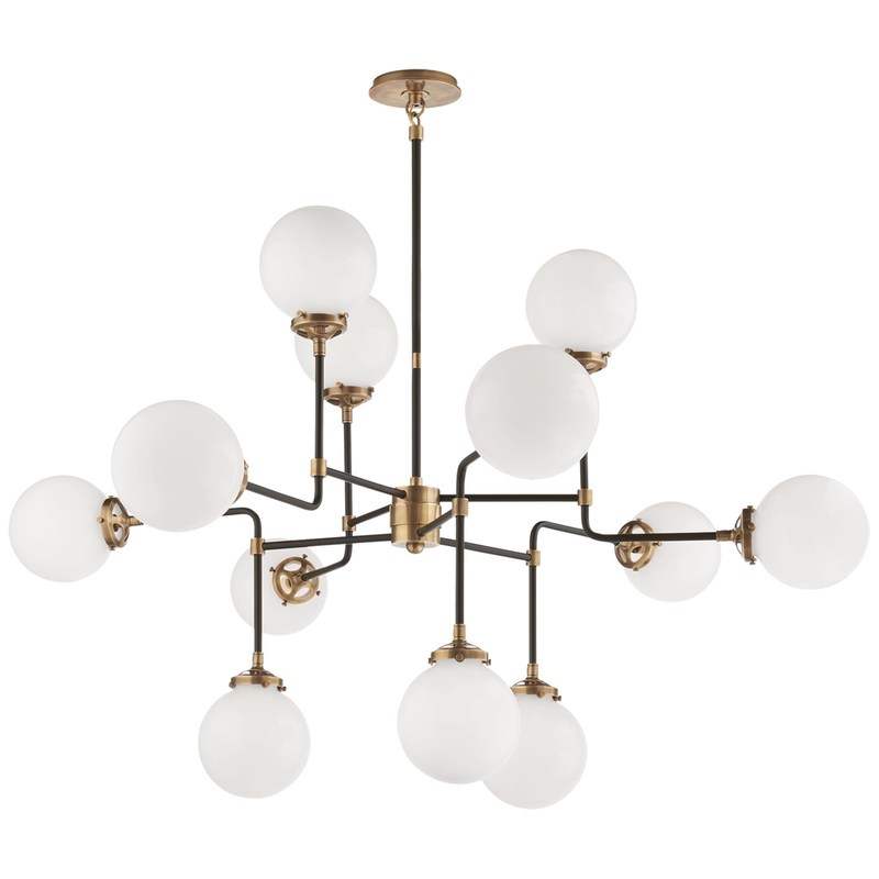 Ian K. Fowler Bistro 47 Inch 12 Light Chandelier by Visual Comfort Signature Collection
