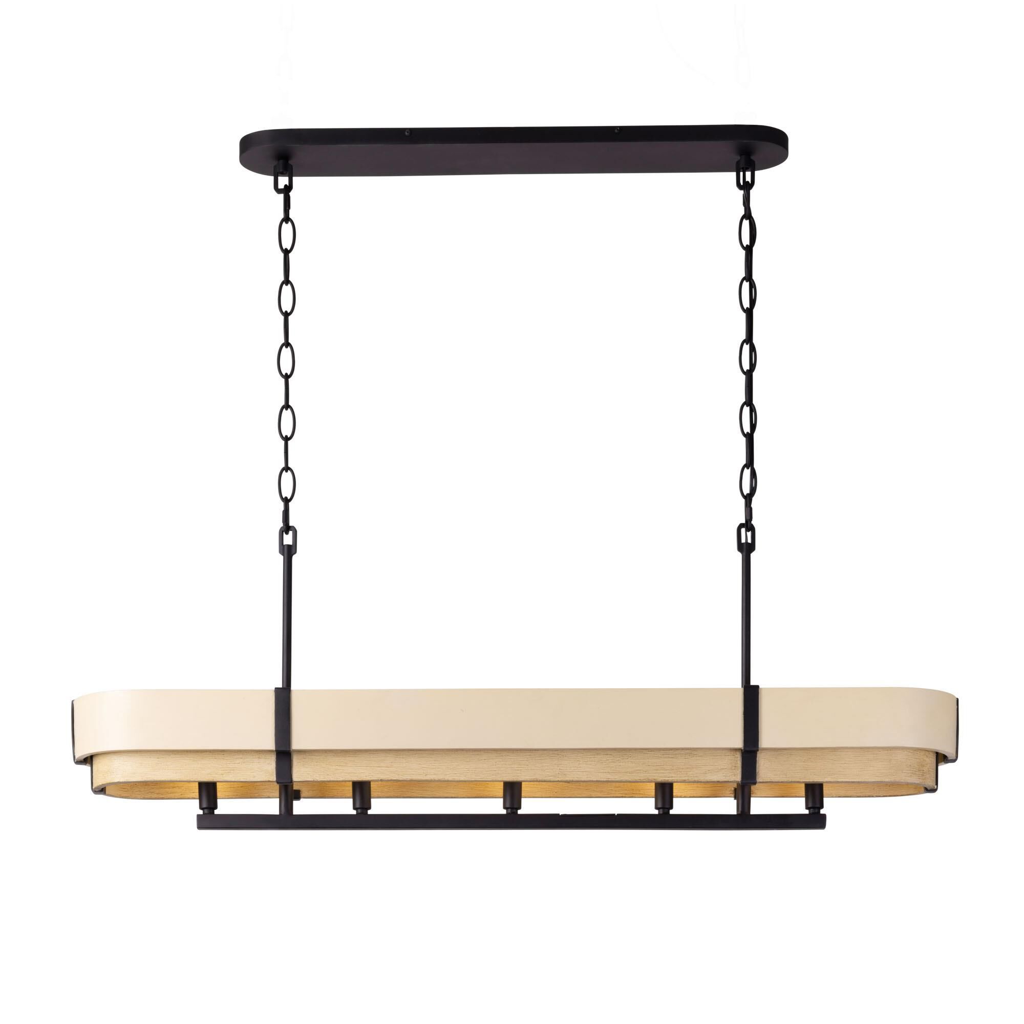 Blonde Moment 46 Inch 5 Light Linear Suspension Light by Varaluz