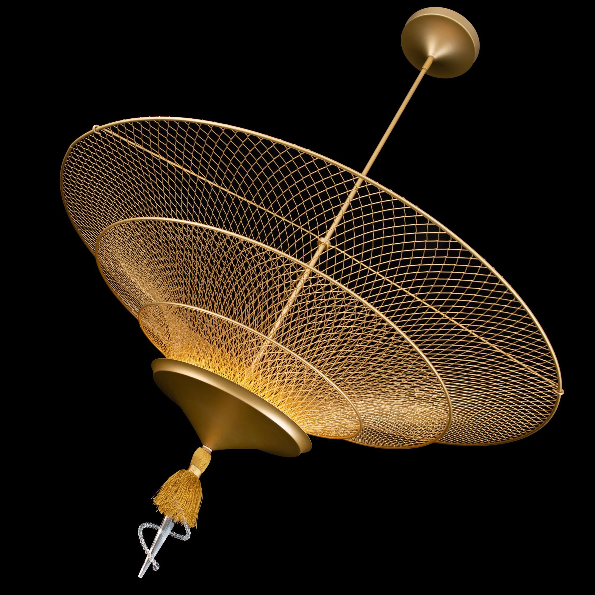 Shown in Gold finish