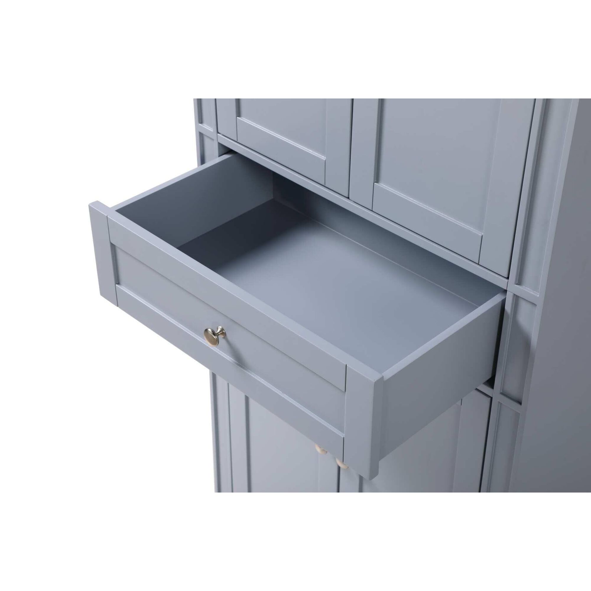 Shown in Grey finish