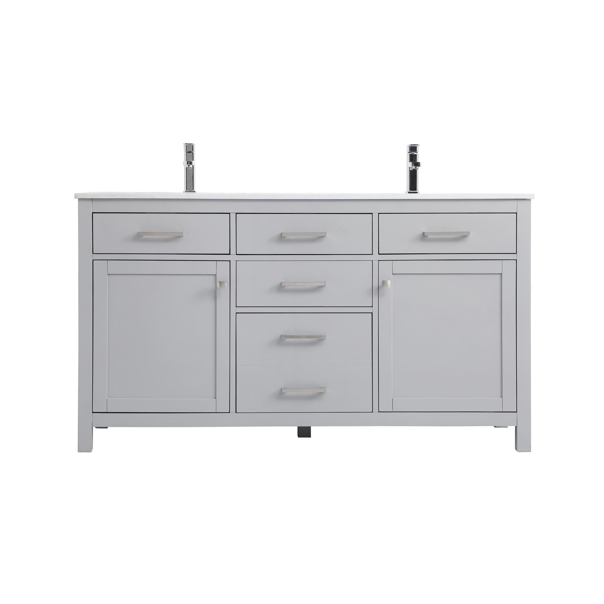 Lewis 60 Inch Bath Vanity by Elegant Decor