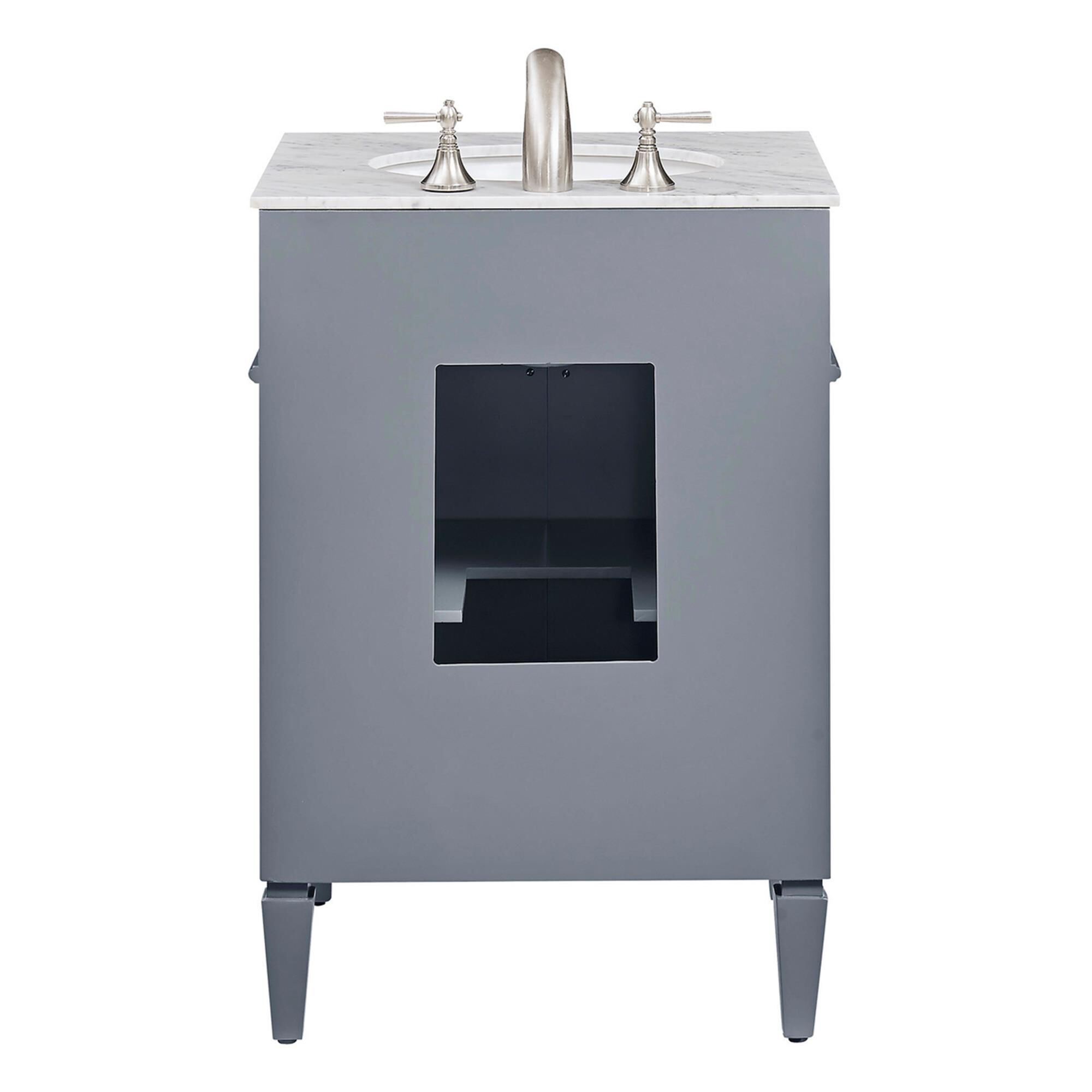 Shown in Grey finish