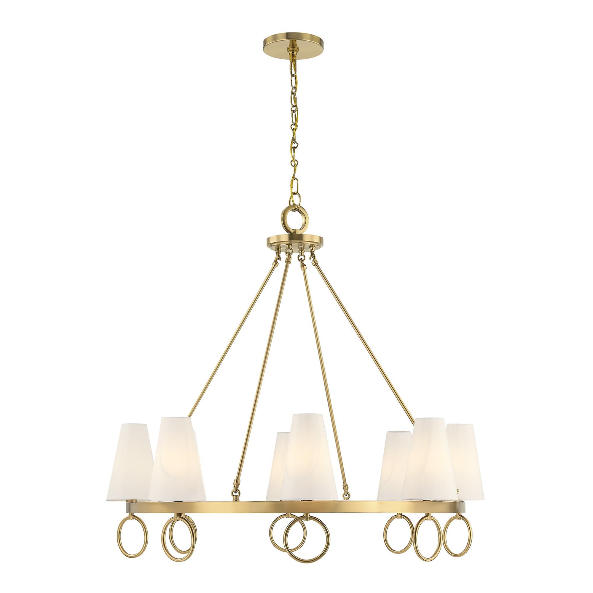 Dann Foley Wilkes 36 Inch Chandelier by Savoy House