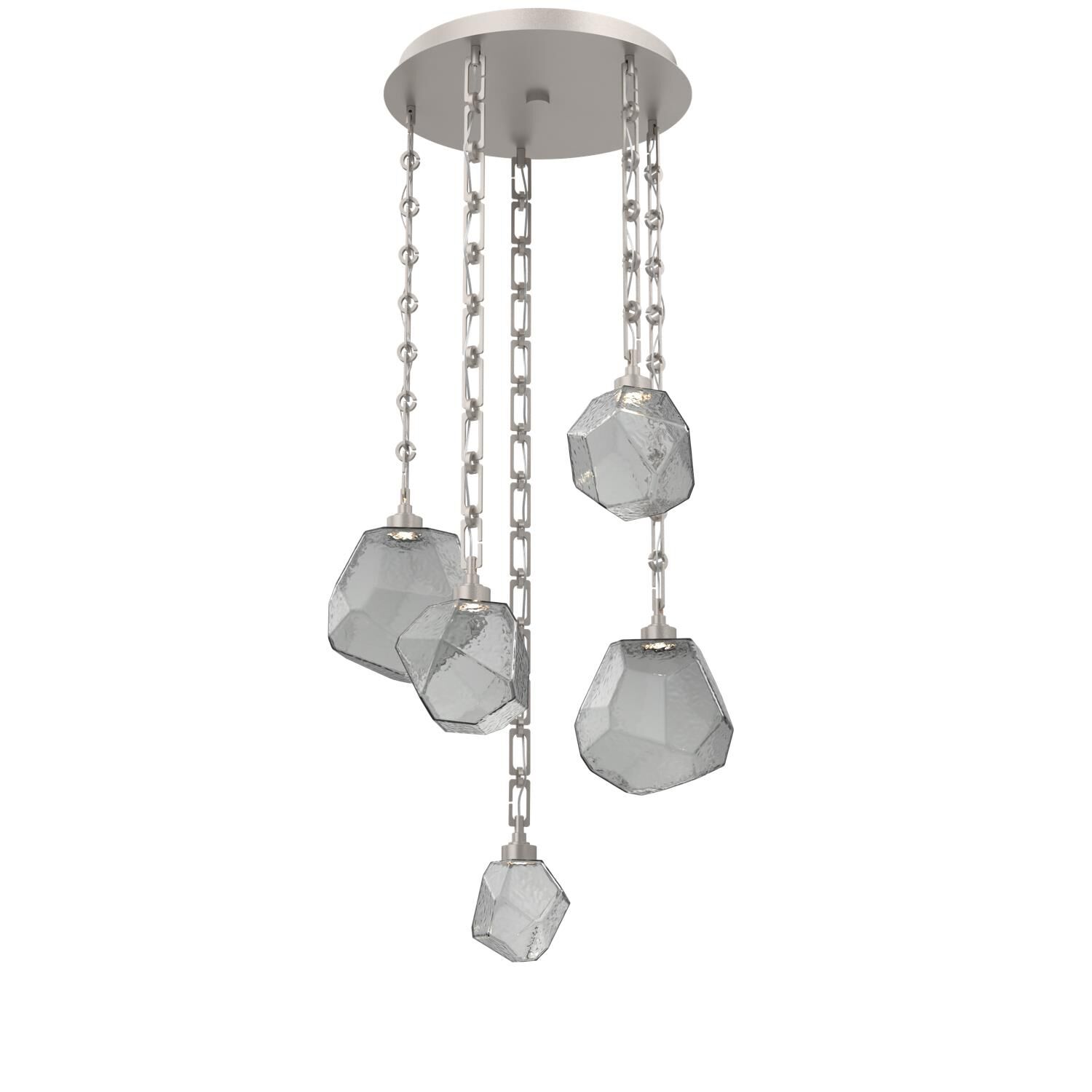 Levi Wilson Gem 23 Inch Multi Light Pendant by Hammerton Studio
