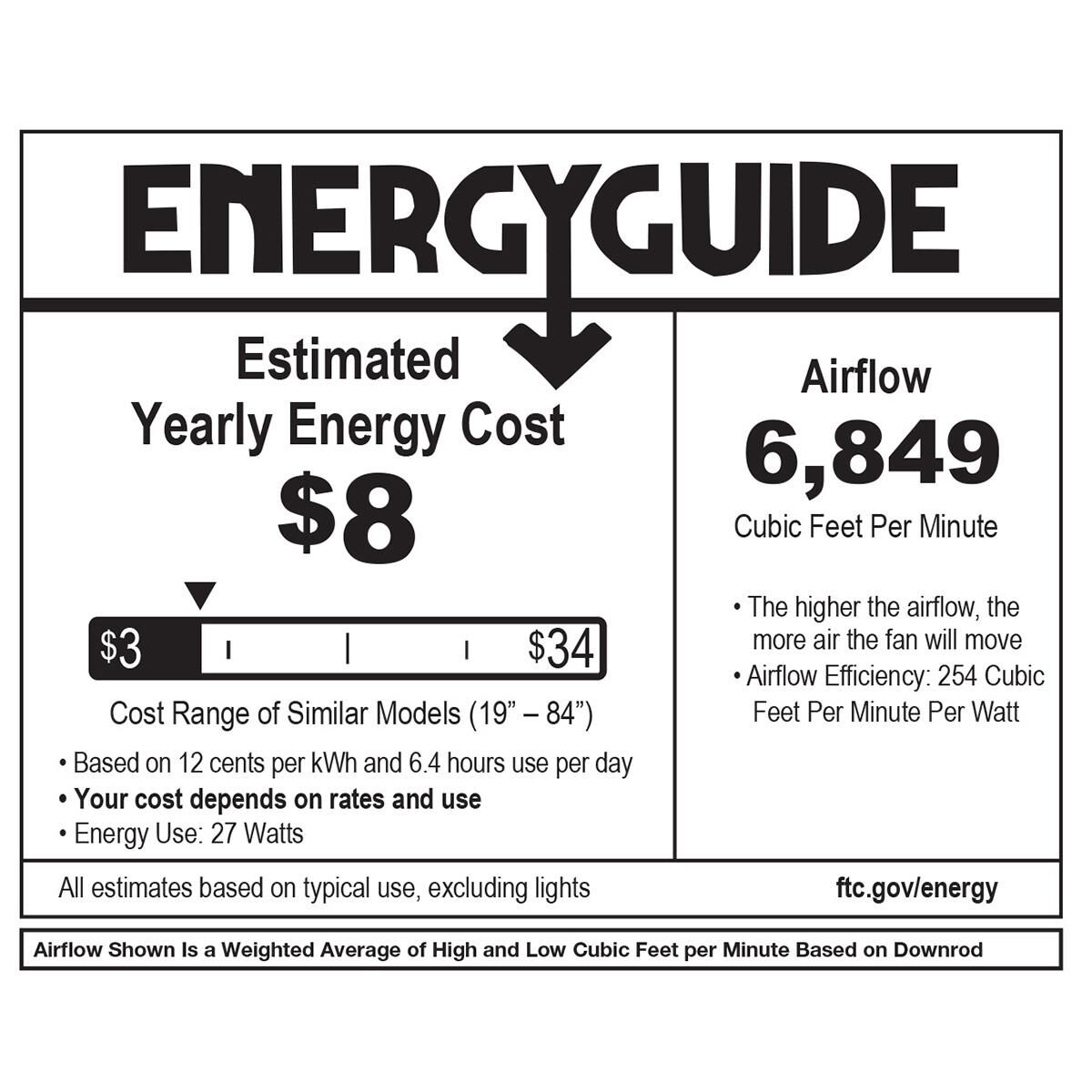 Indy Maxx 82 Inch Ceiling Fan with Light Kit by Hinkley Lighting