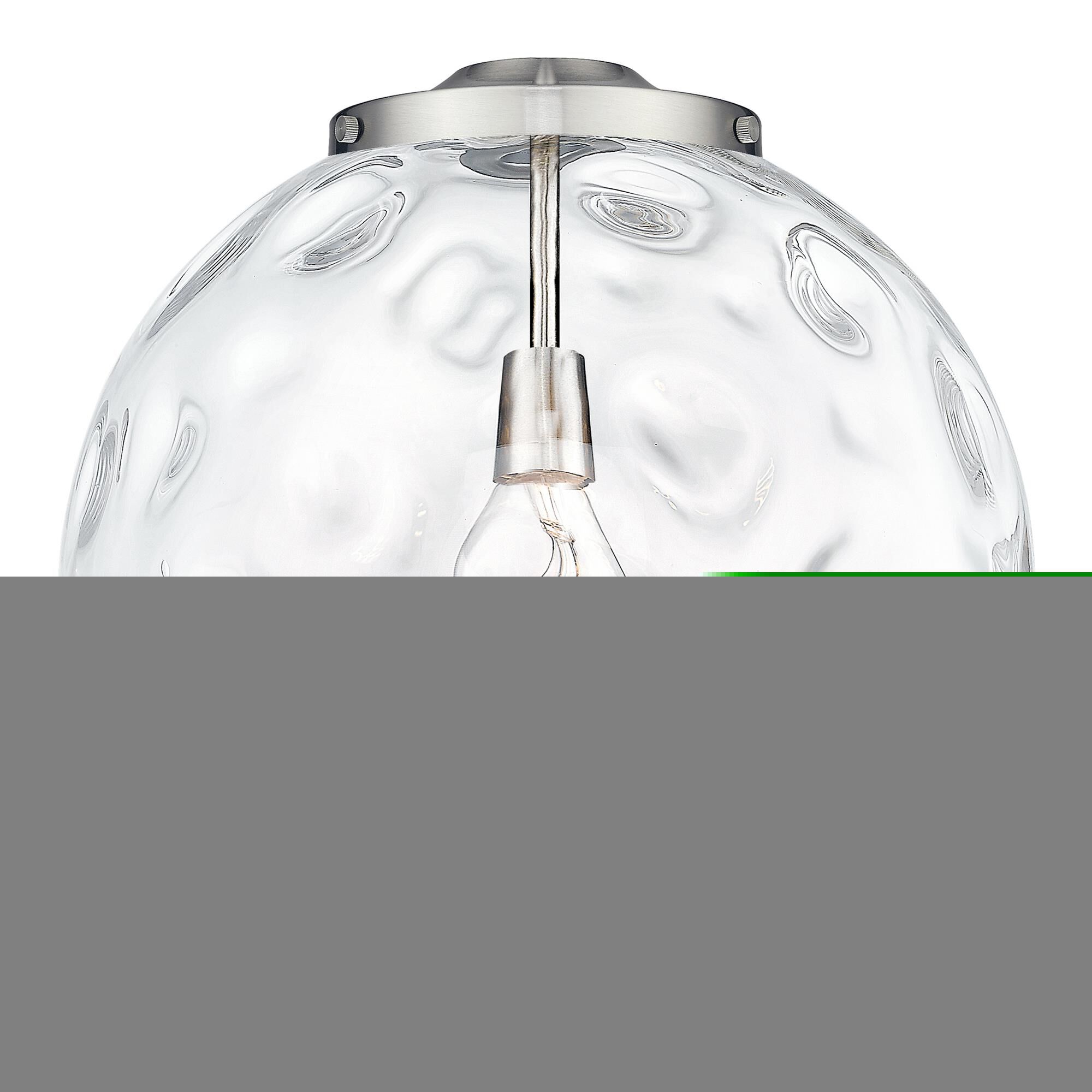 Shown in Brushed Satin Nickel finish and Clear Water glass