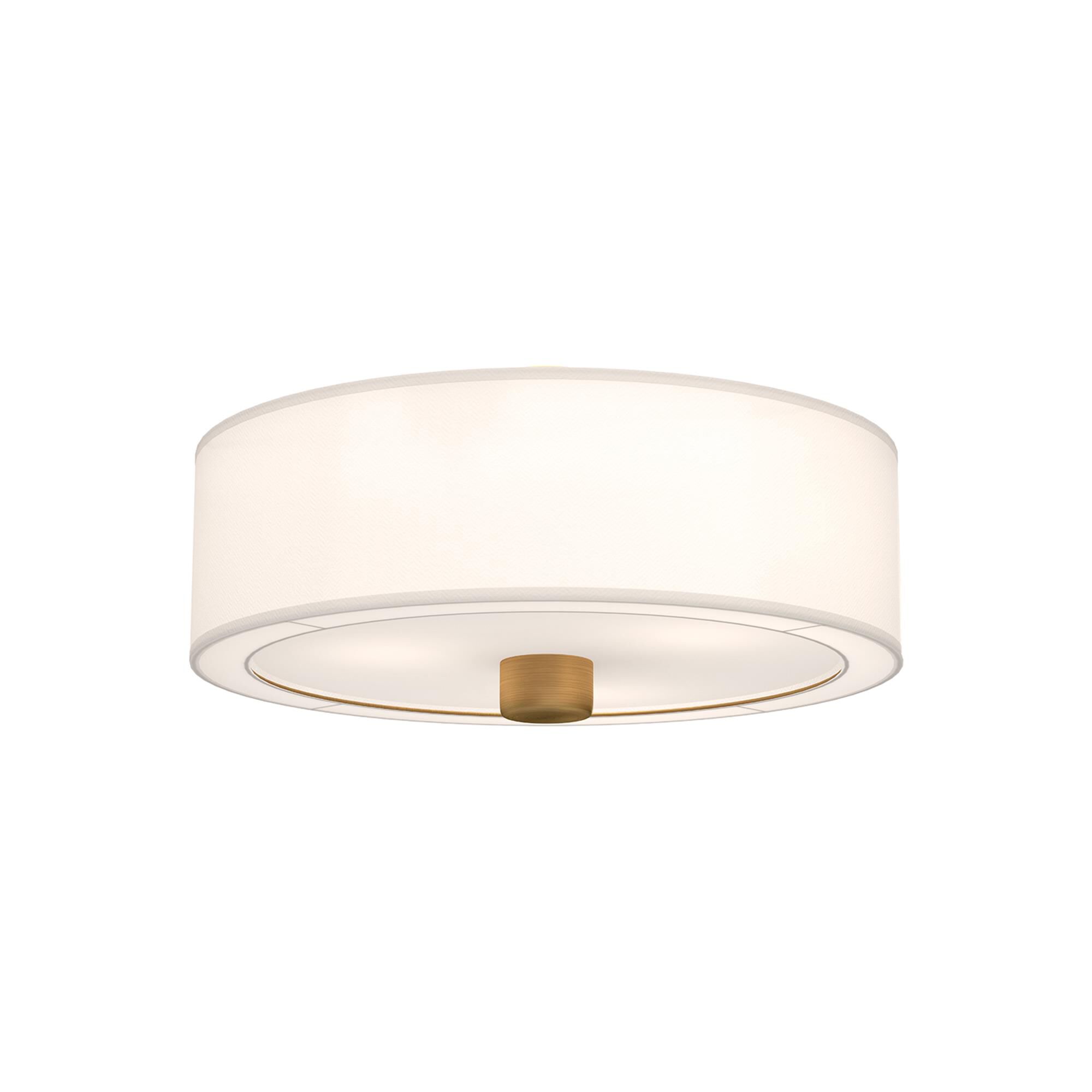 Shown in Aged Gold And White Linen finish