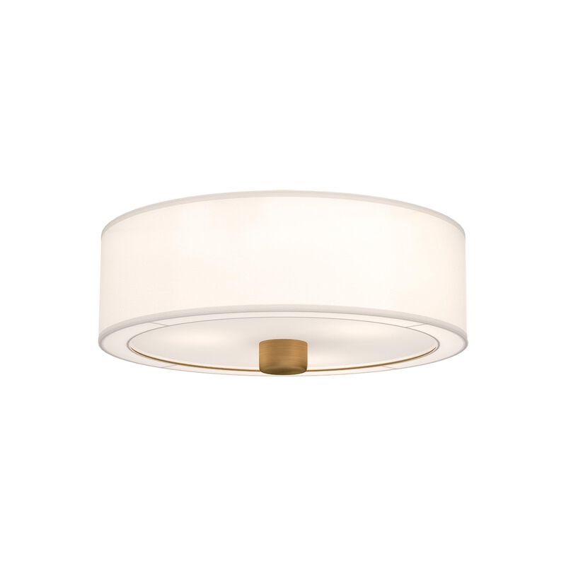 Theo 24 Inch 3 Light Flush Mount by Alora Mood